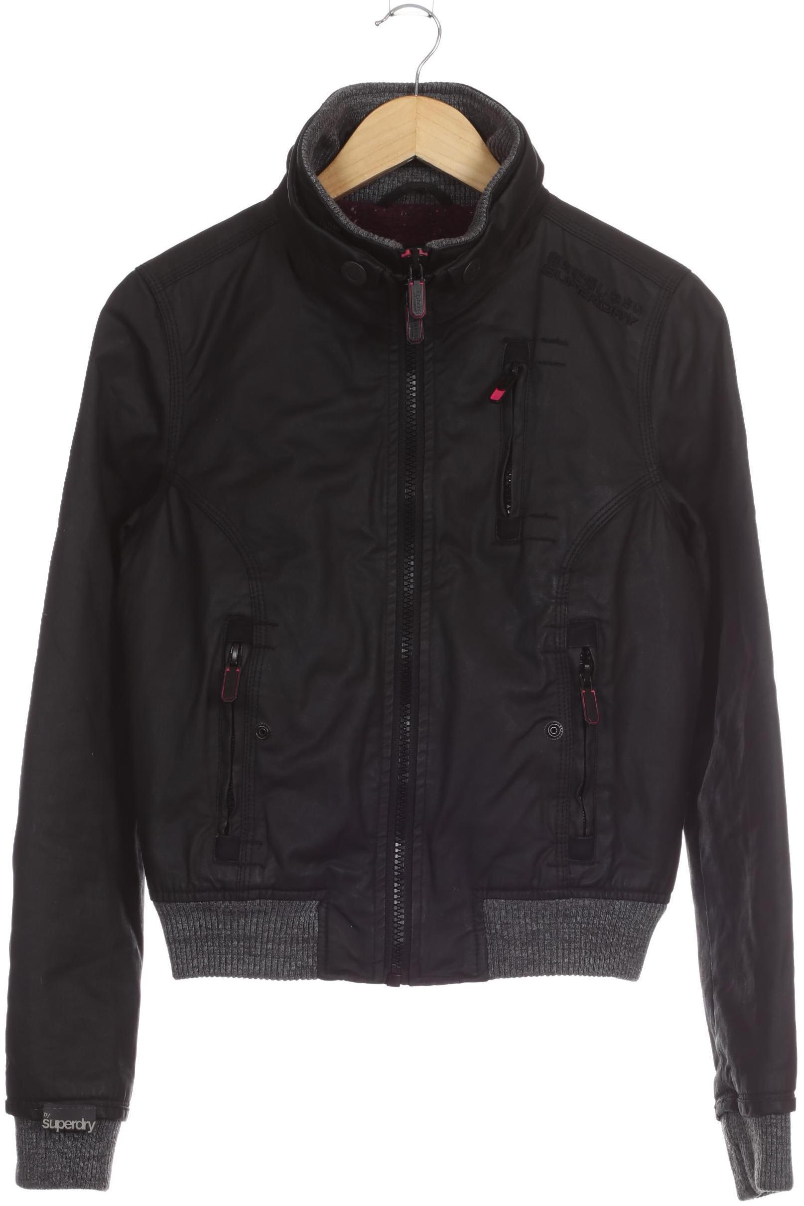 

Superdry Damen Jacke, schwarz, Gr.