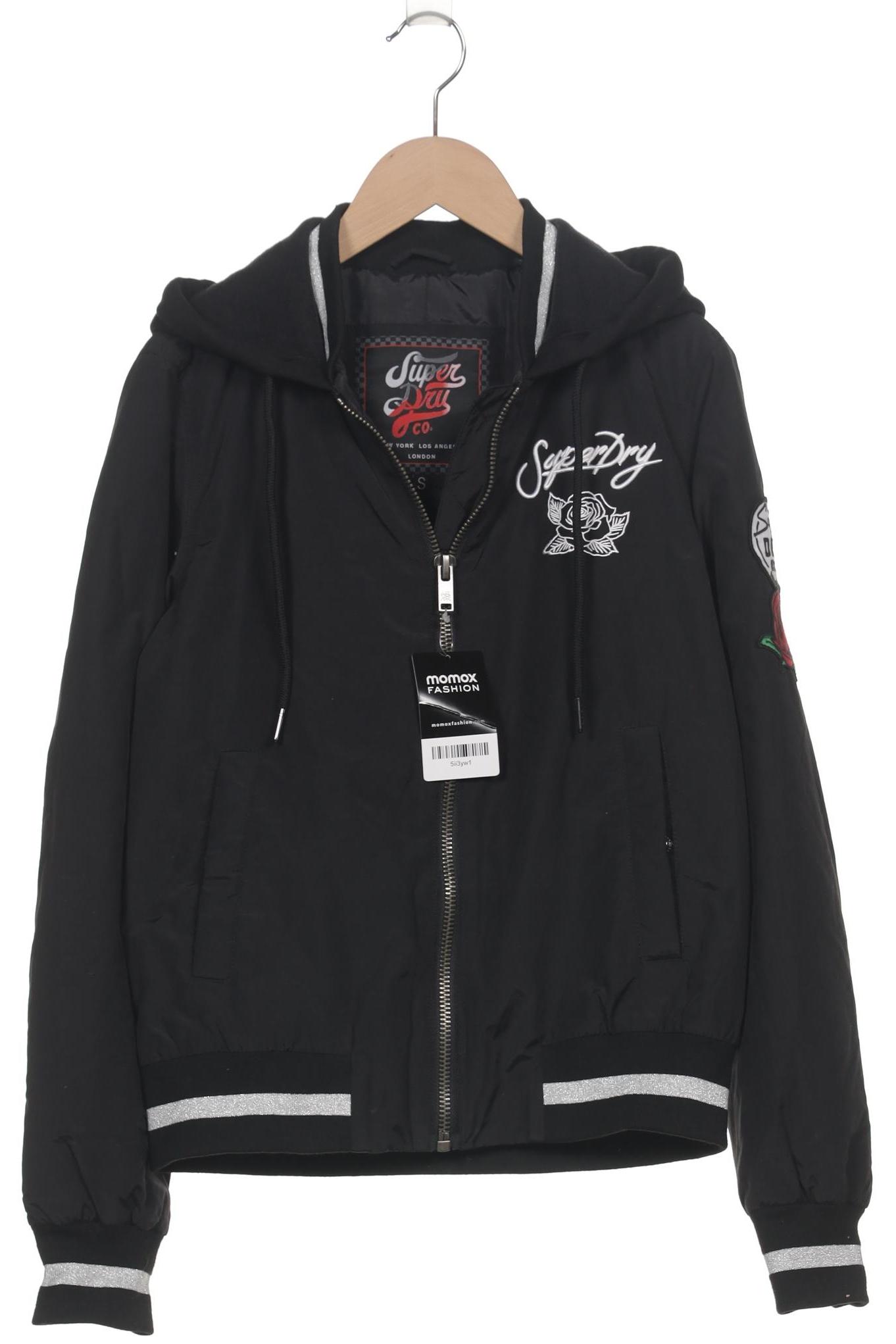 

Superdry Damen Jacke, schwarz, Gr. 36
