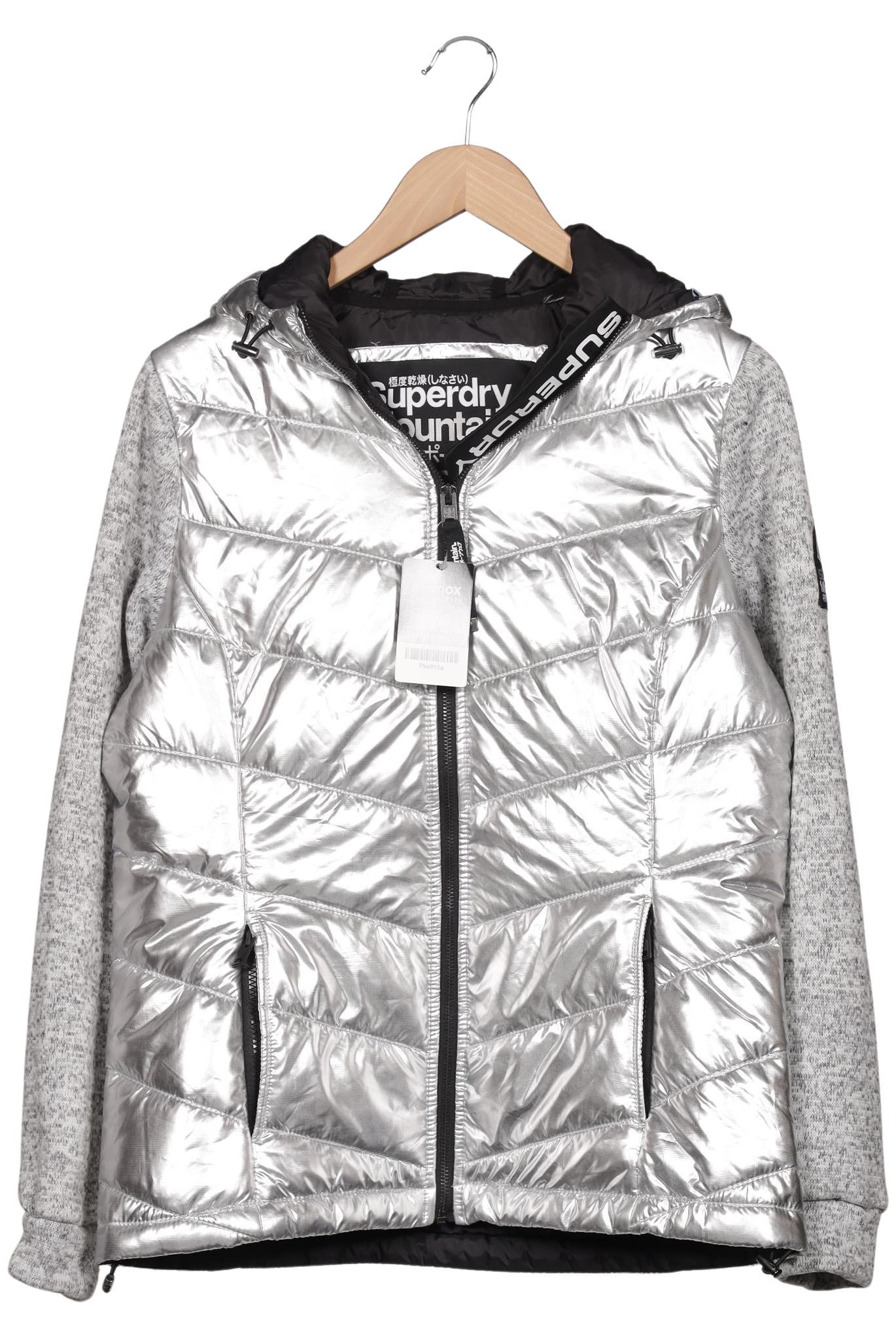 

Superdry Damen Jacke, silber, Gr. 44