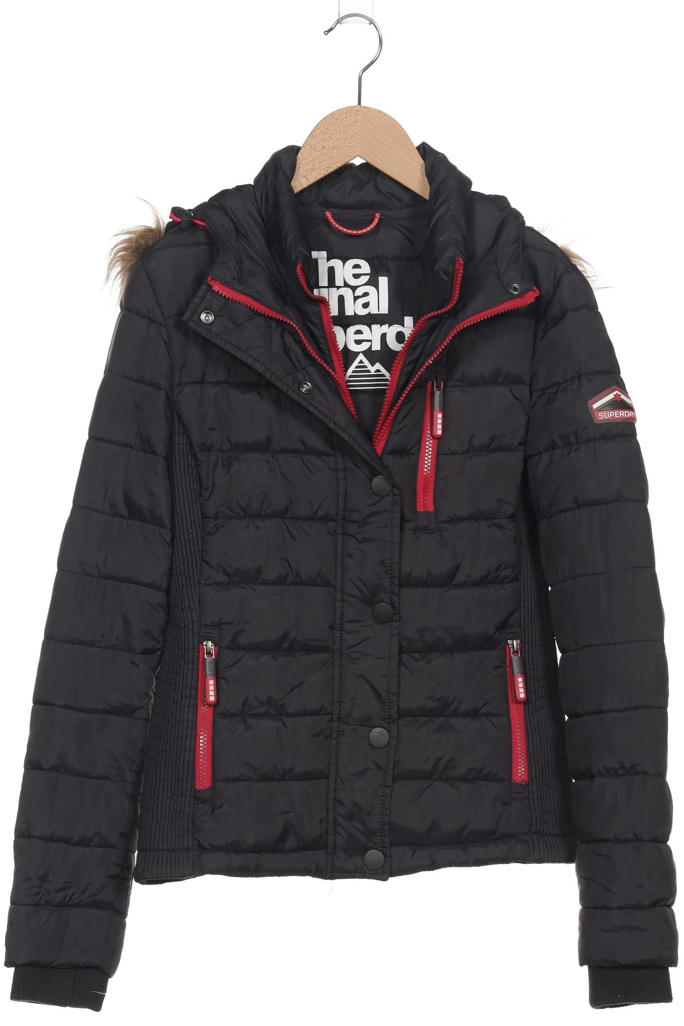 

Superdry Damen Jacke, schwarz, Gr. 38