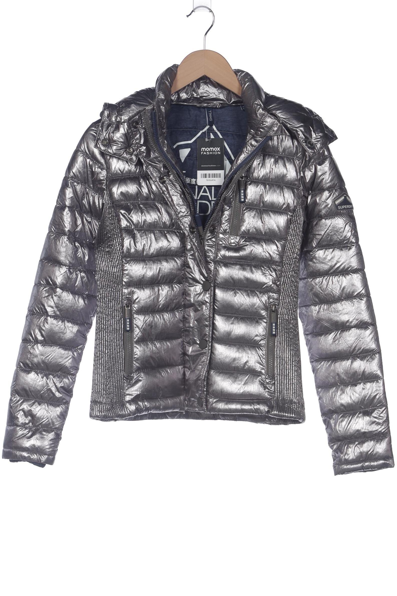 

Superdry Damen Jacke, silber, Gr. 38