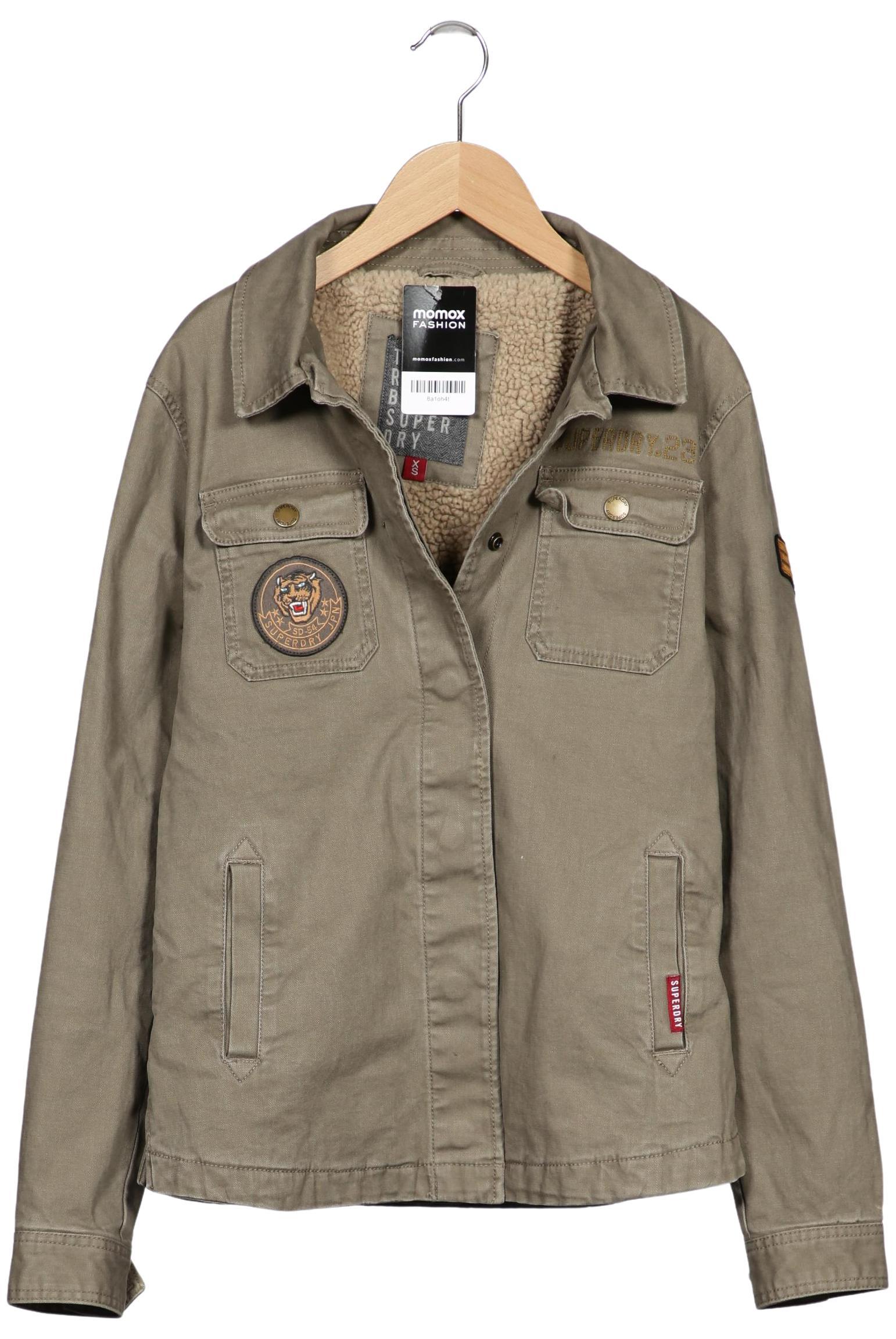 

Superdry Damen Jacke, grün, Gr. 34