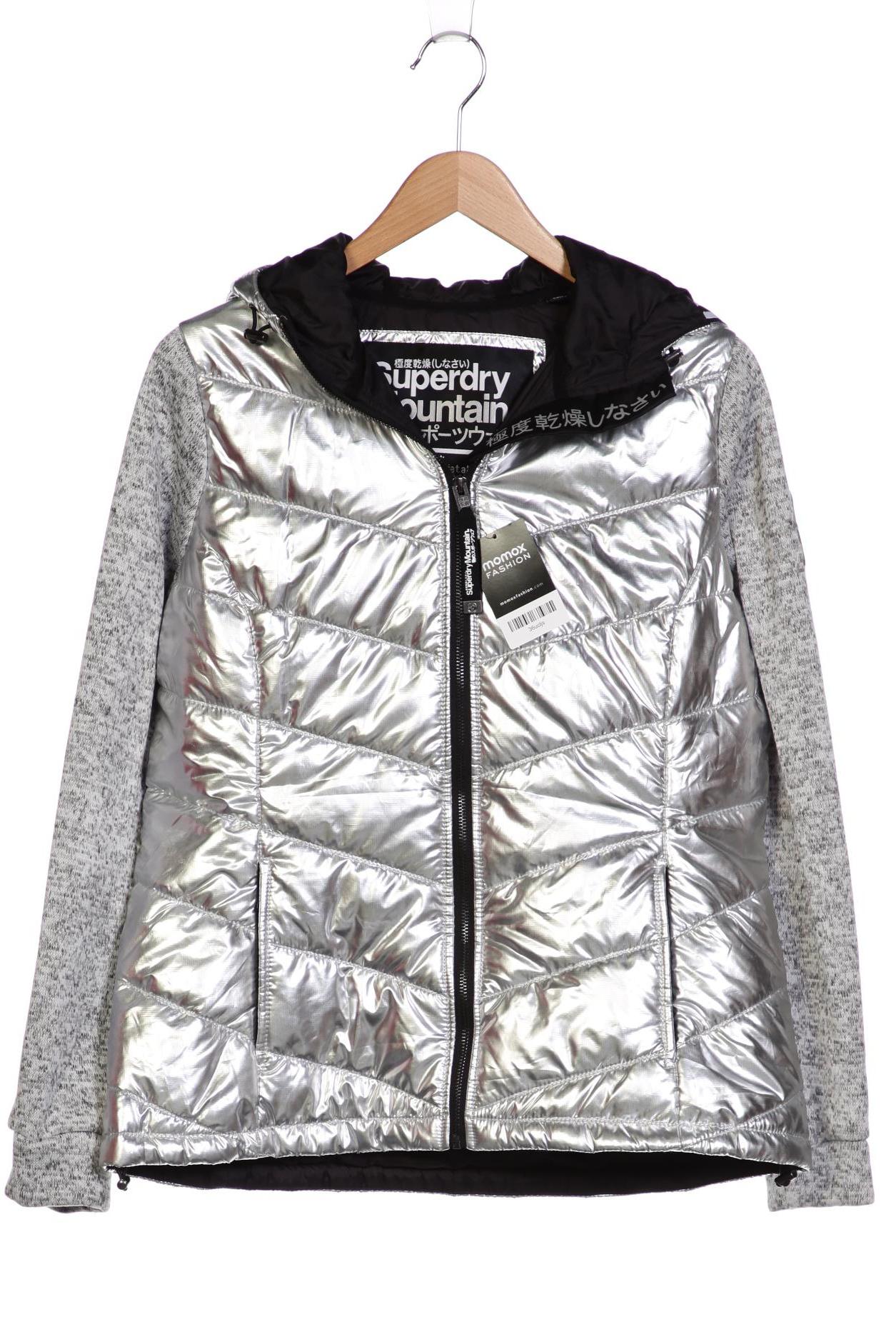 

Superdry Damen Jacke, silber, Gr. 42