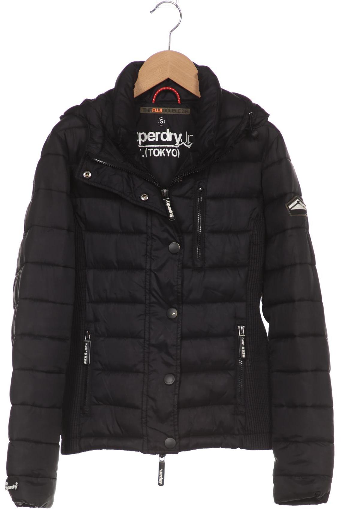 

Superdry Damen Jacke, schwarz, Gr. 36