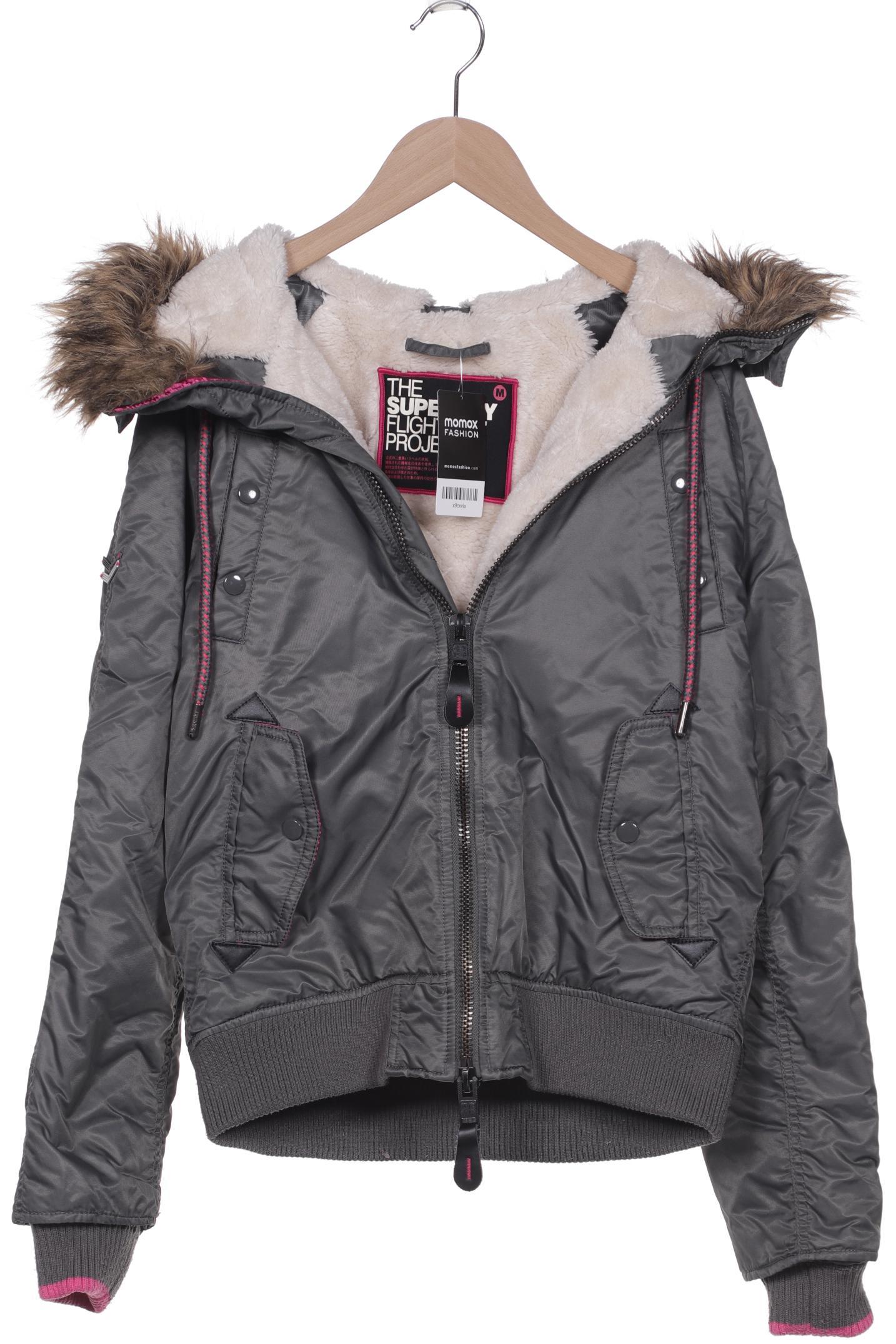 

Superdry Damen Jacke, grau, Gr. 38