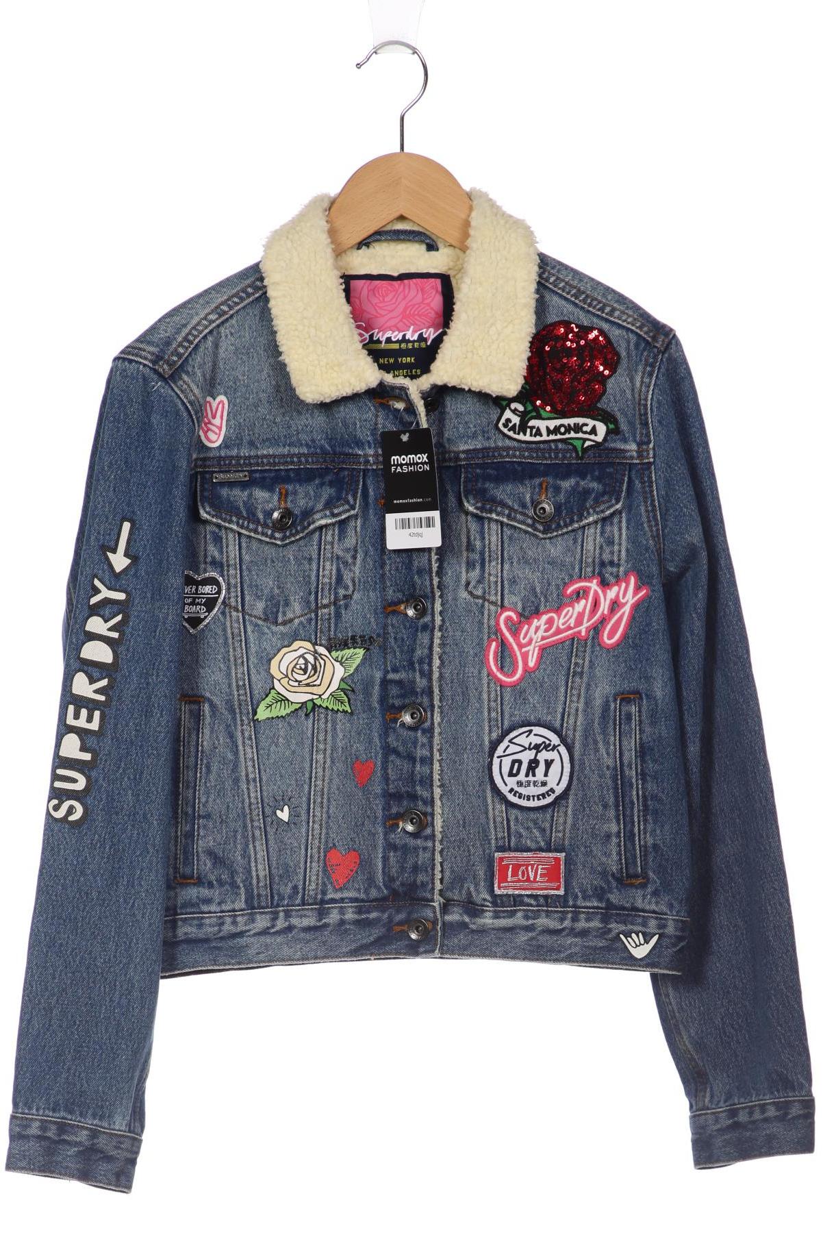 

Superdry Damen Jacke, blau, Gr. 40