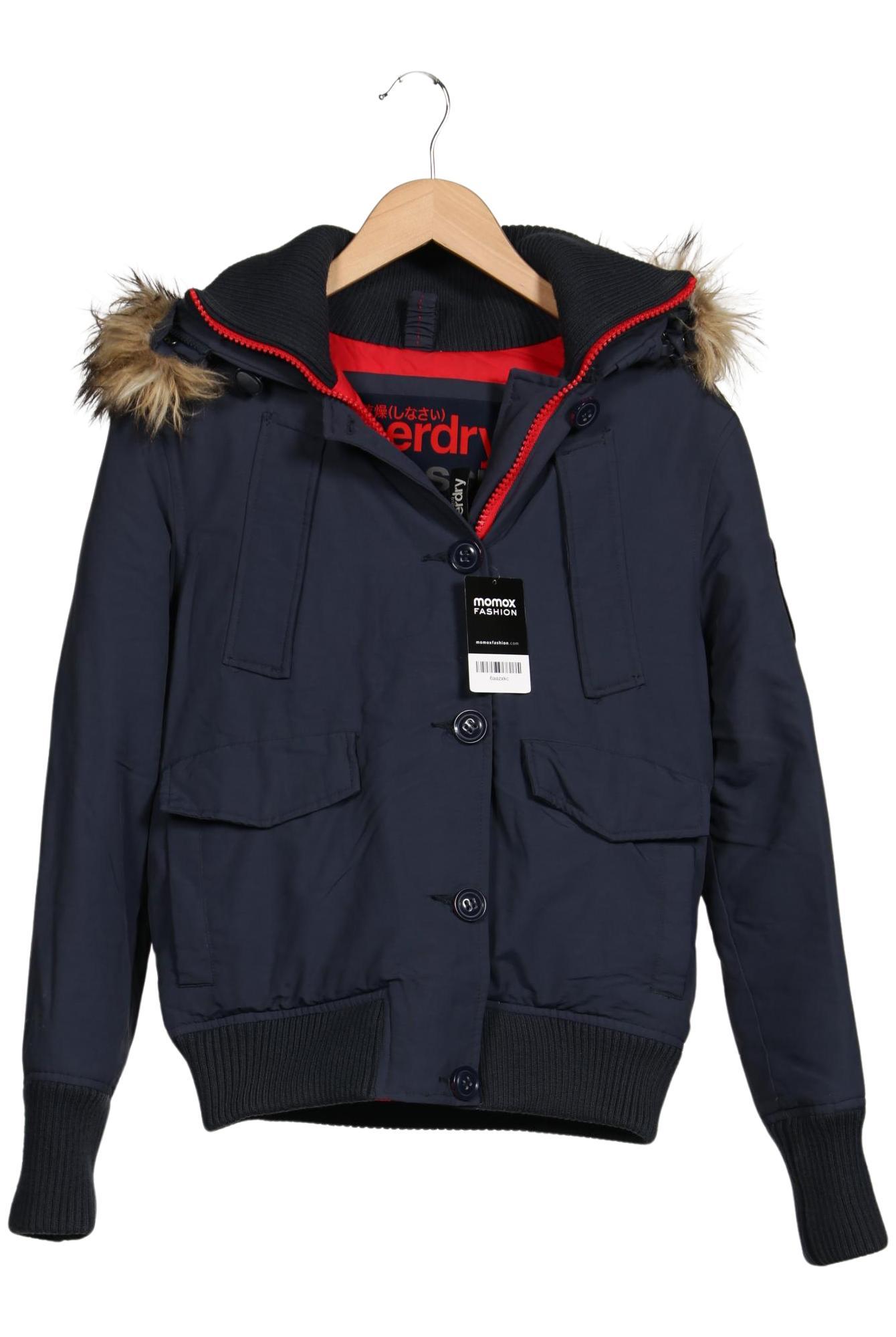 

Superdry Damen Jacke, blau, Gr. 38