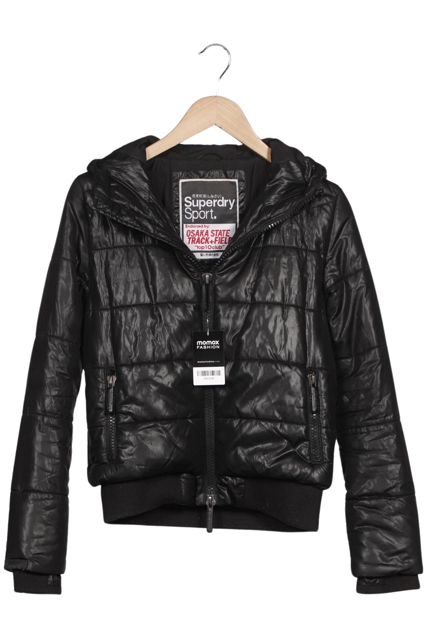 

Superdry Damen Jacke, schwarz, Gr. 38