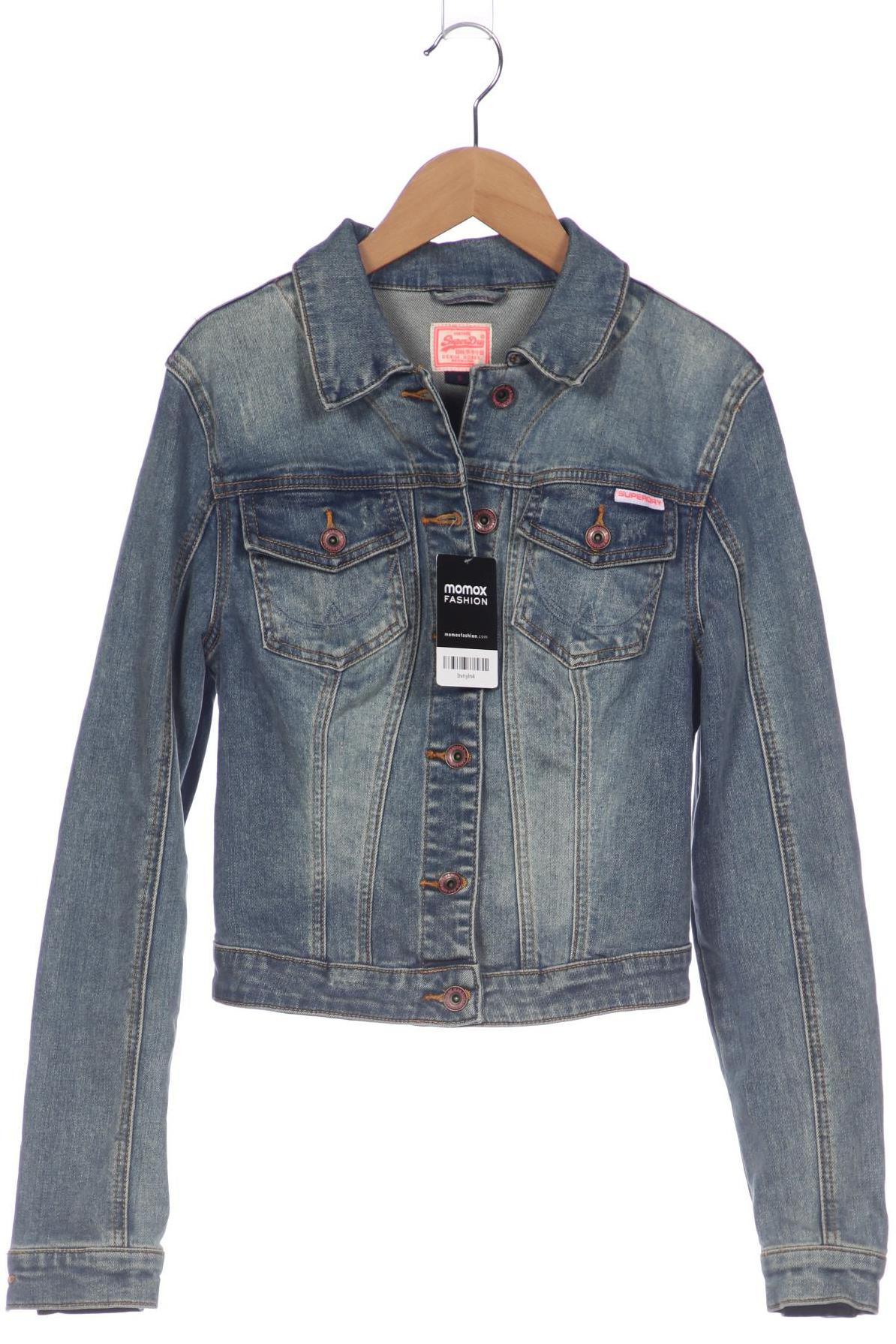 

Superdry Damen Jacke, blau, Gr. 36