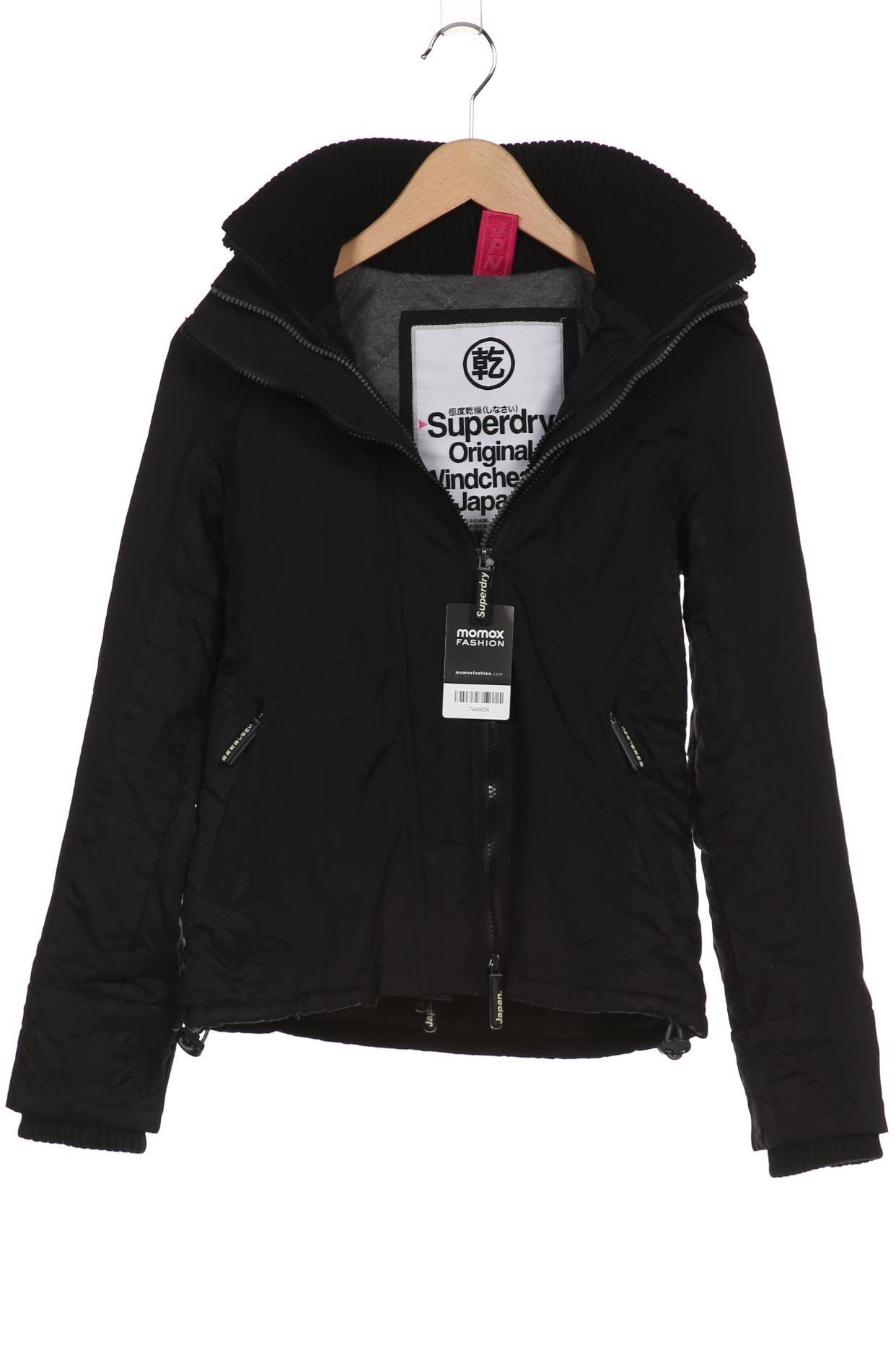 

Superdry Damen Jacke, schwarz, Gr. 36