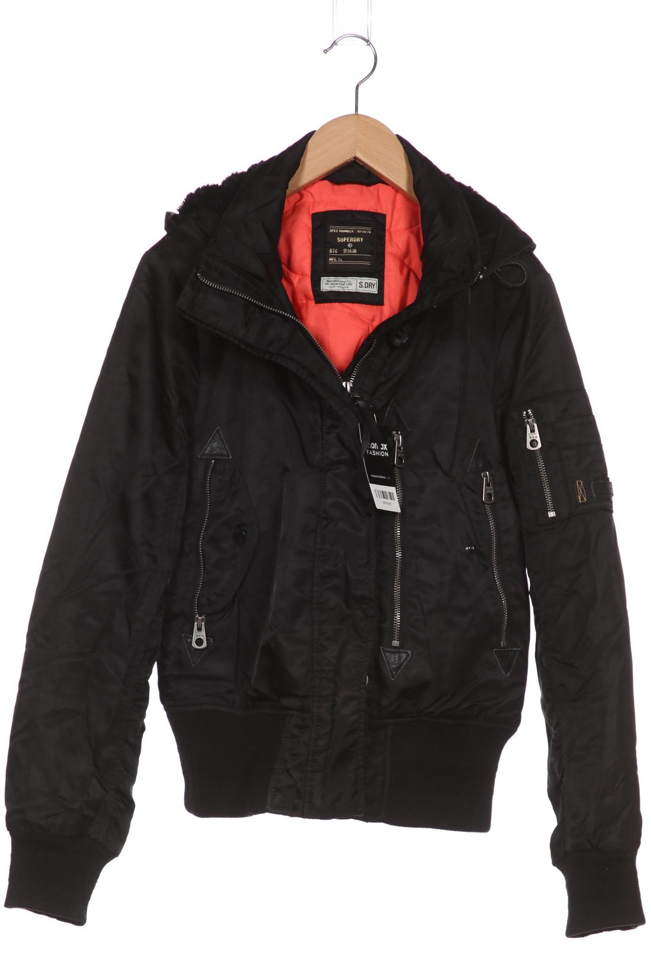 

Superdry Damen Jacke, schwarz, Gr. 38
