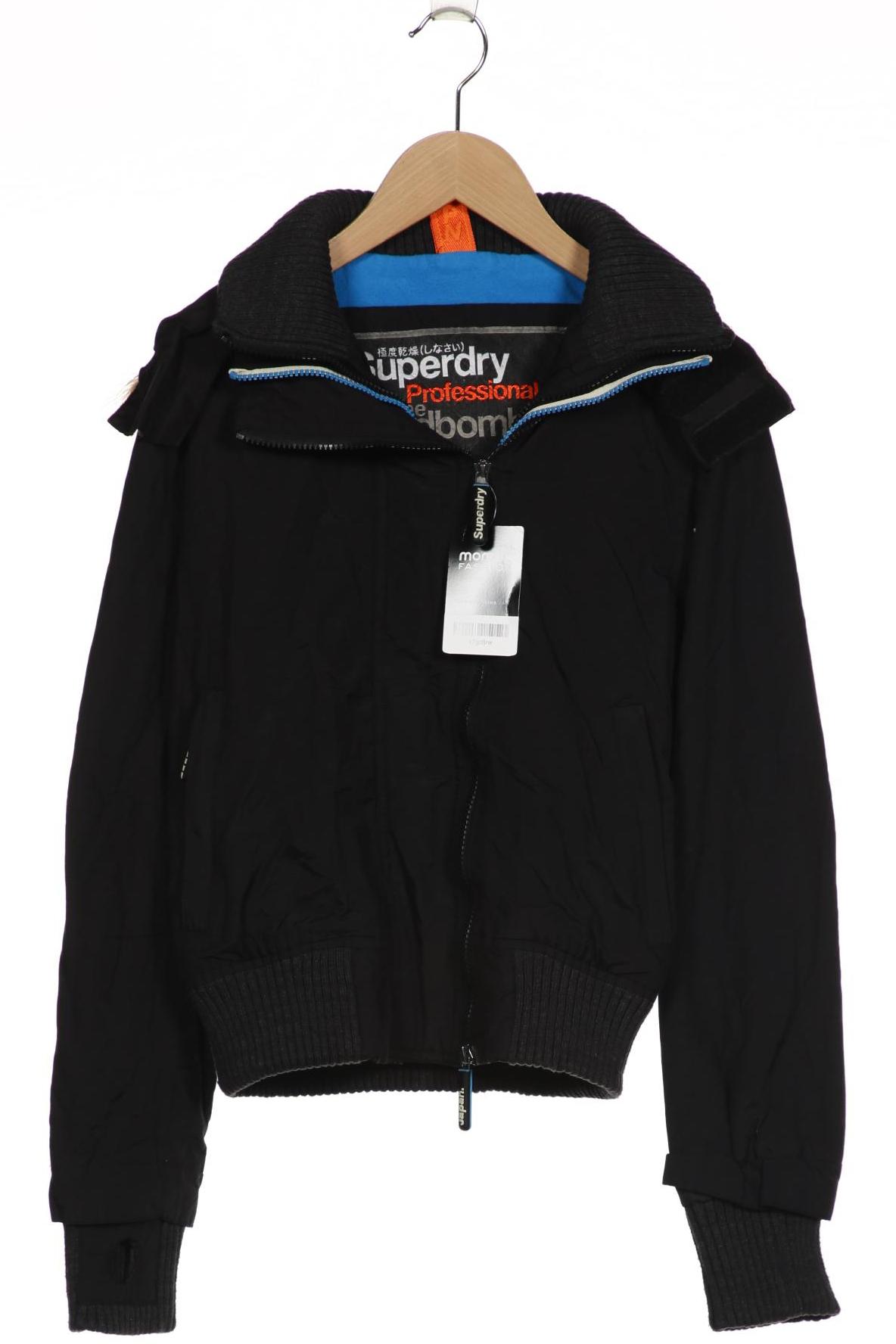 

Superdry Damen Jacke, schwarz, Gr. 36