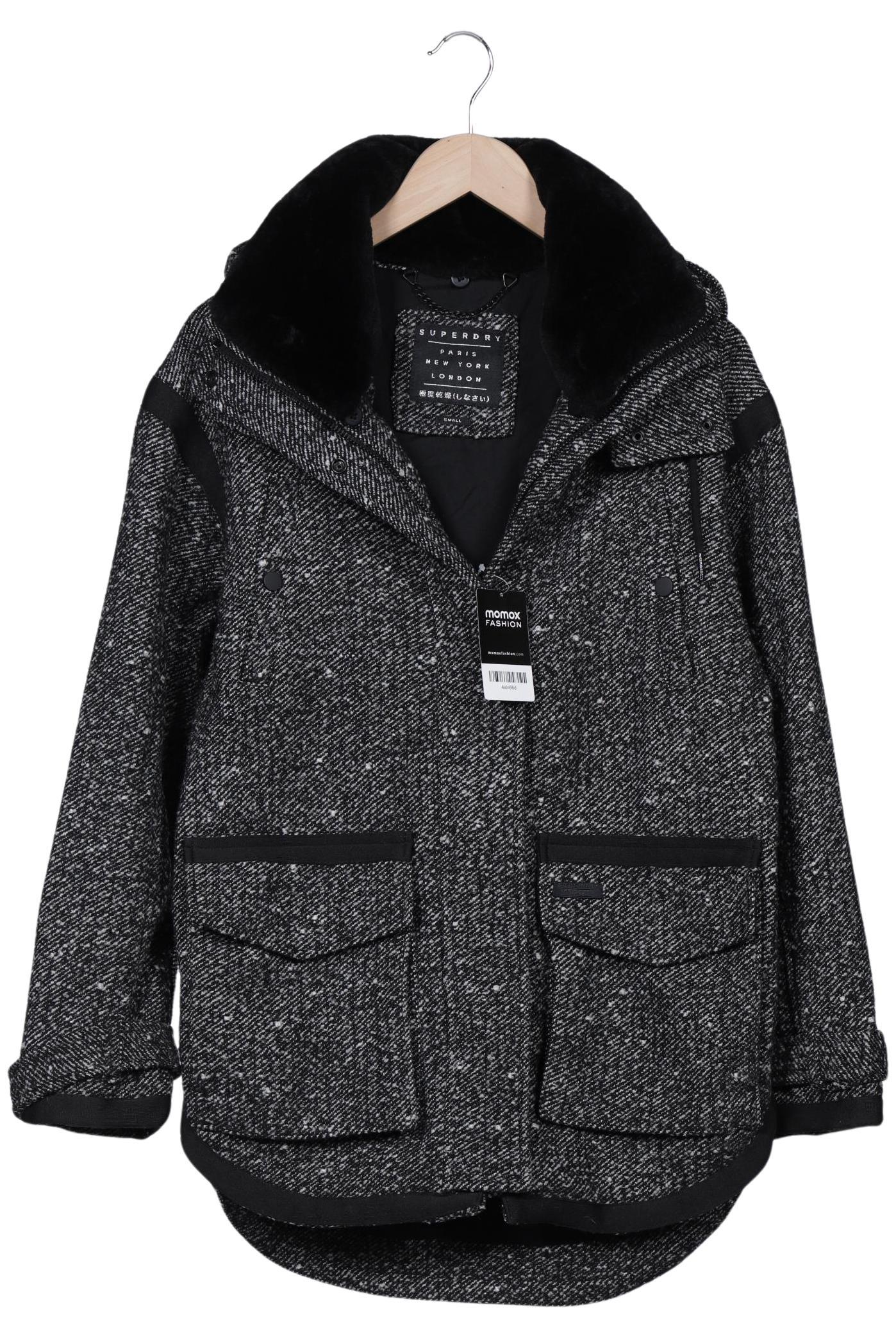 

Superdry Damen Jacke, schwarz, Gr. 36