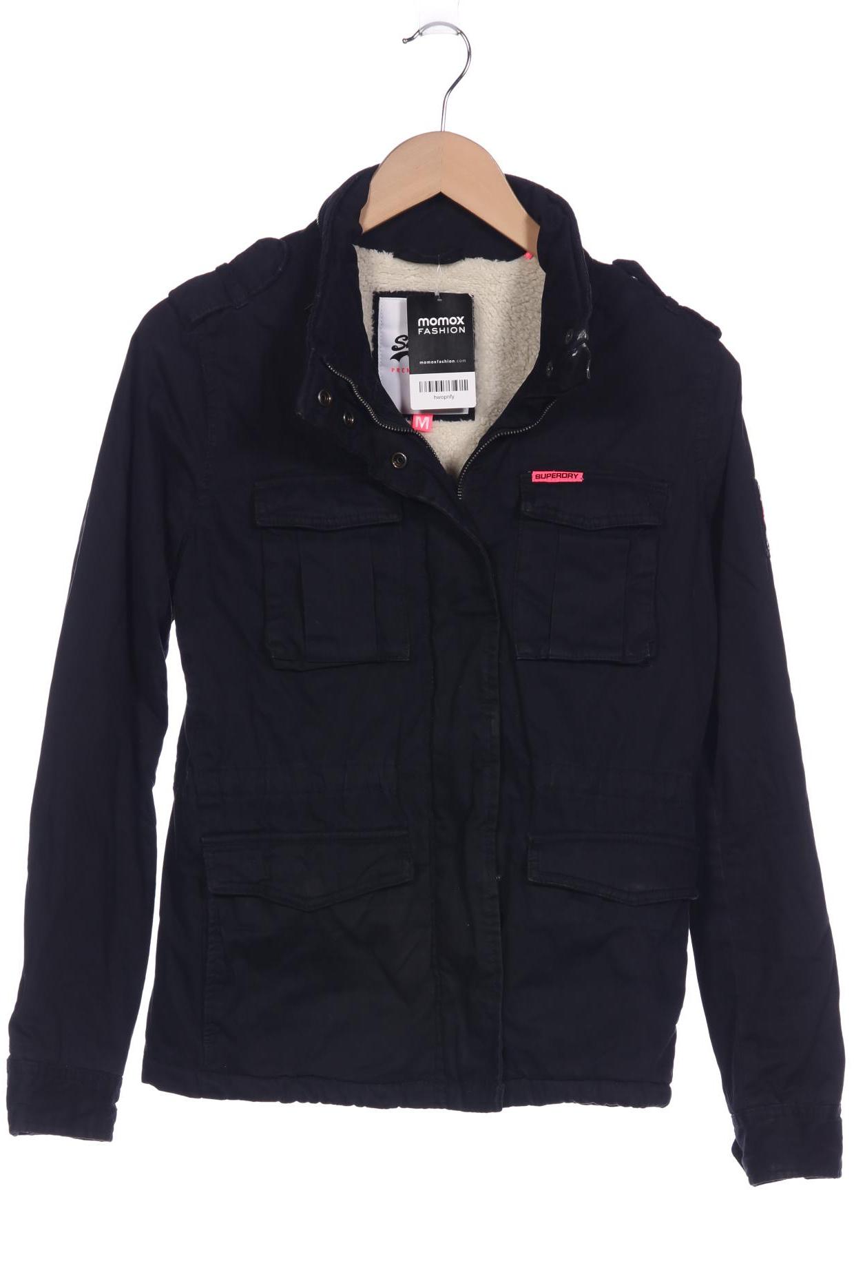 

Superdry Damen Jacke, schwarz, Gr. 38