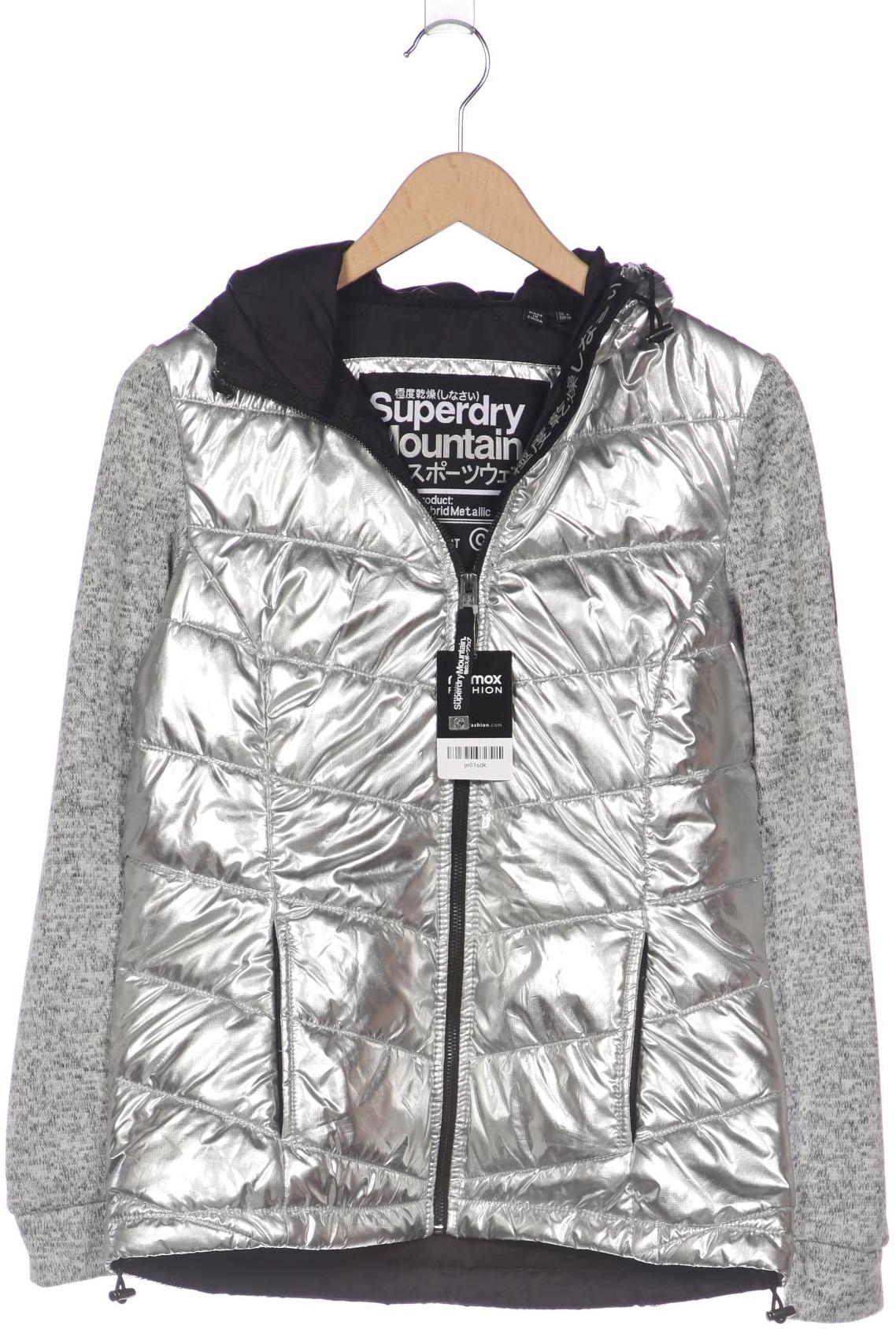 

Superdry Damen Jacke, silber, Gr. 38