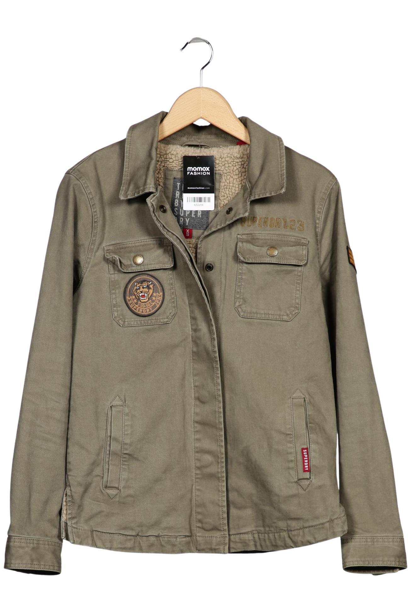 

Superdry Damen Jacke, grün, Gr. 34