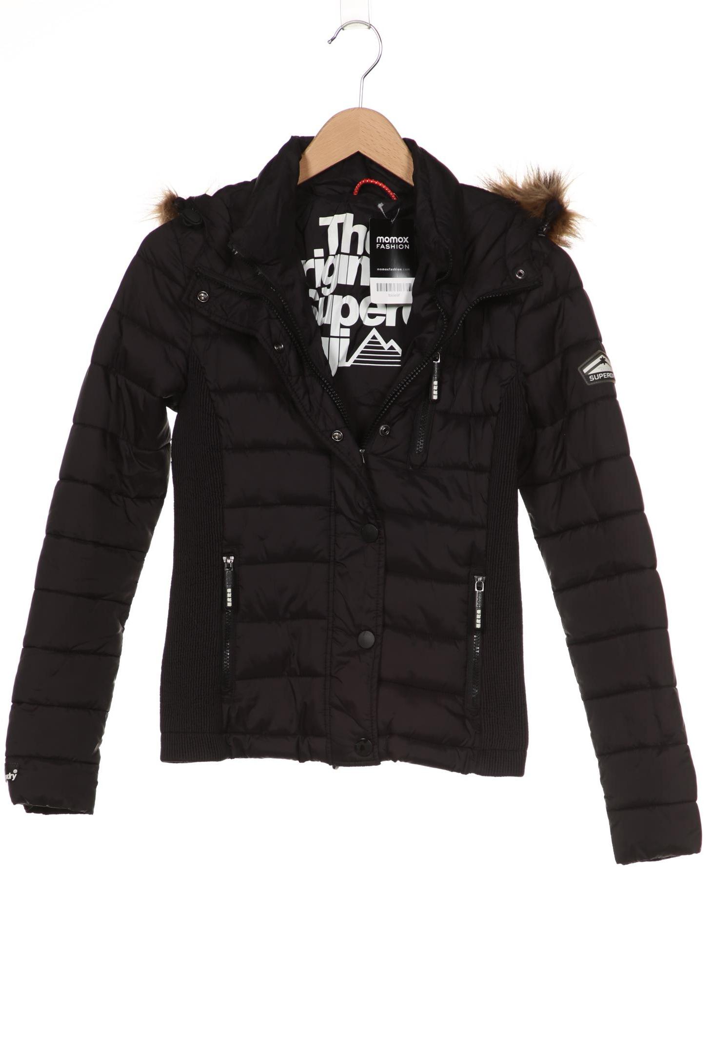 

Superdry Damen Jacke, schwarz, Gr. 36