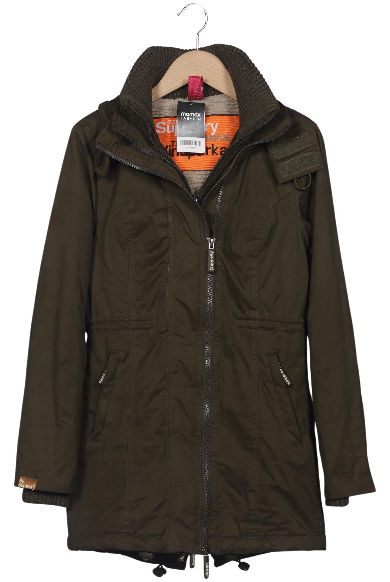 

Superdry Damen Jacke, grün, Gr. 36