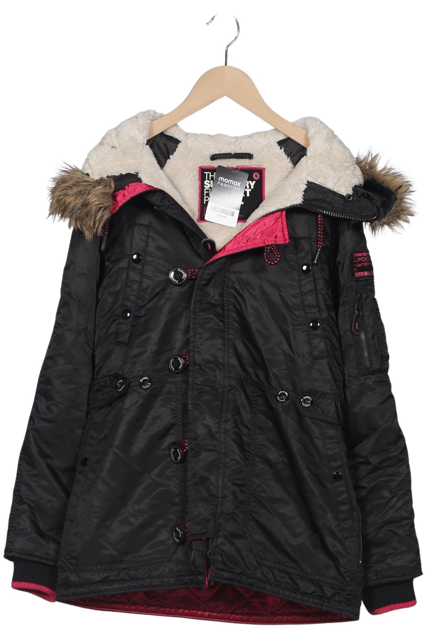 

Superdry Damen Jacke, schwarz, Gr. 36
