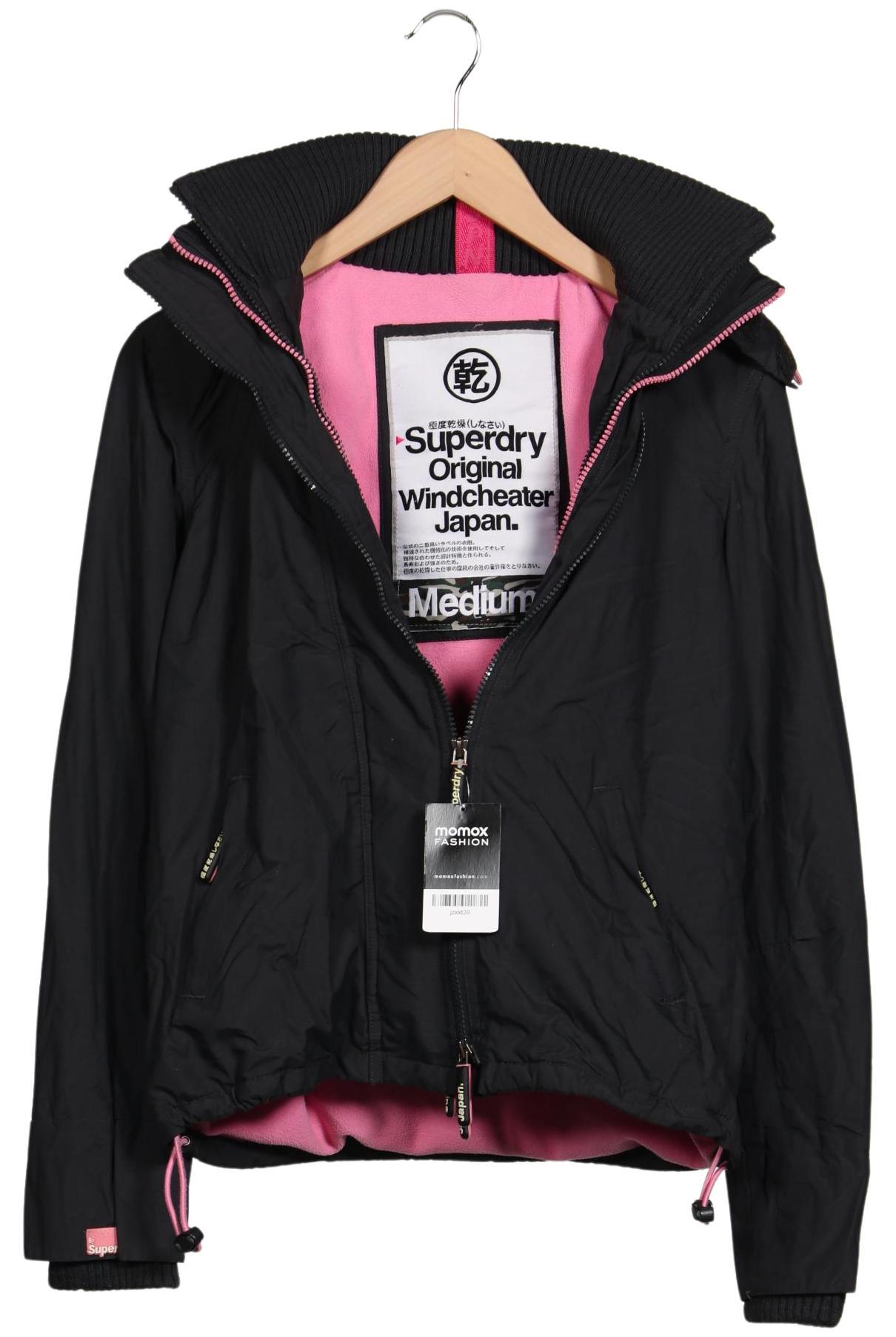 

Superdry Damen Jacke, schwarz, Gr. 38