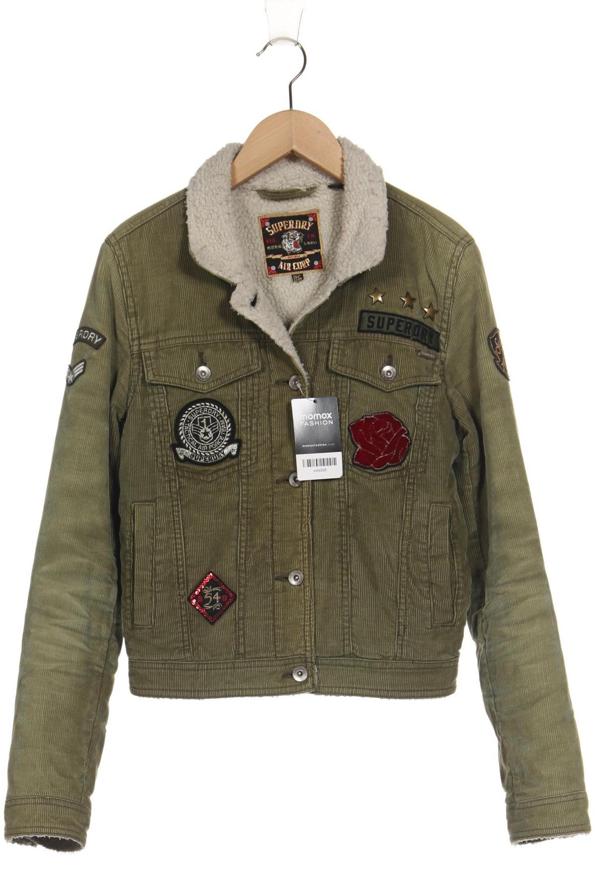 

Superdry Damen Jacke, grün, Gr. 38