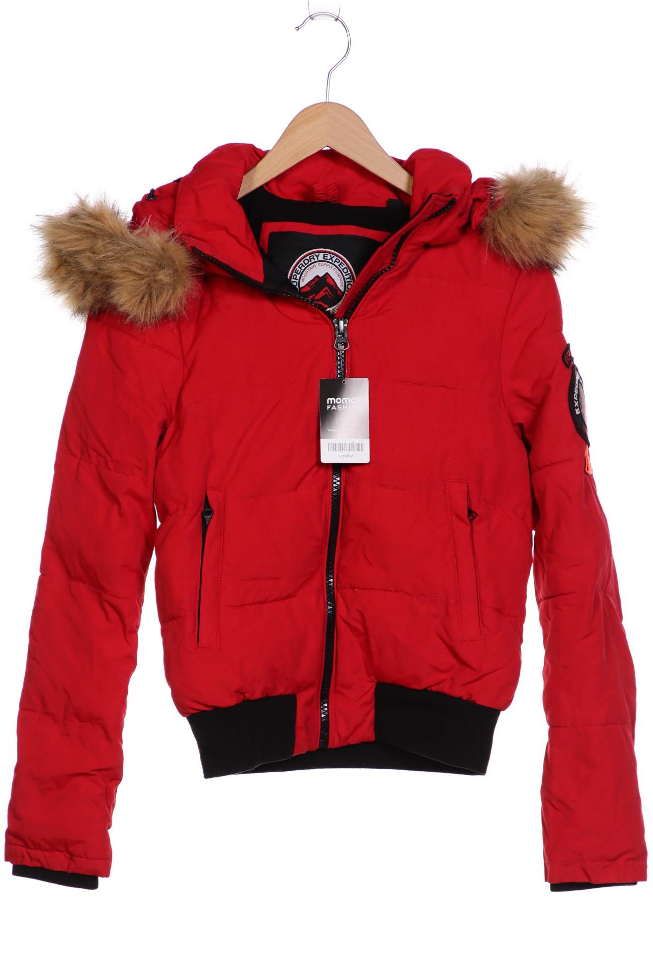 

Superdry Damen Jacke, rot, Gr. 38
