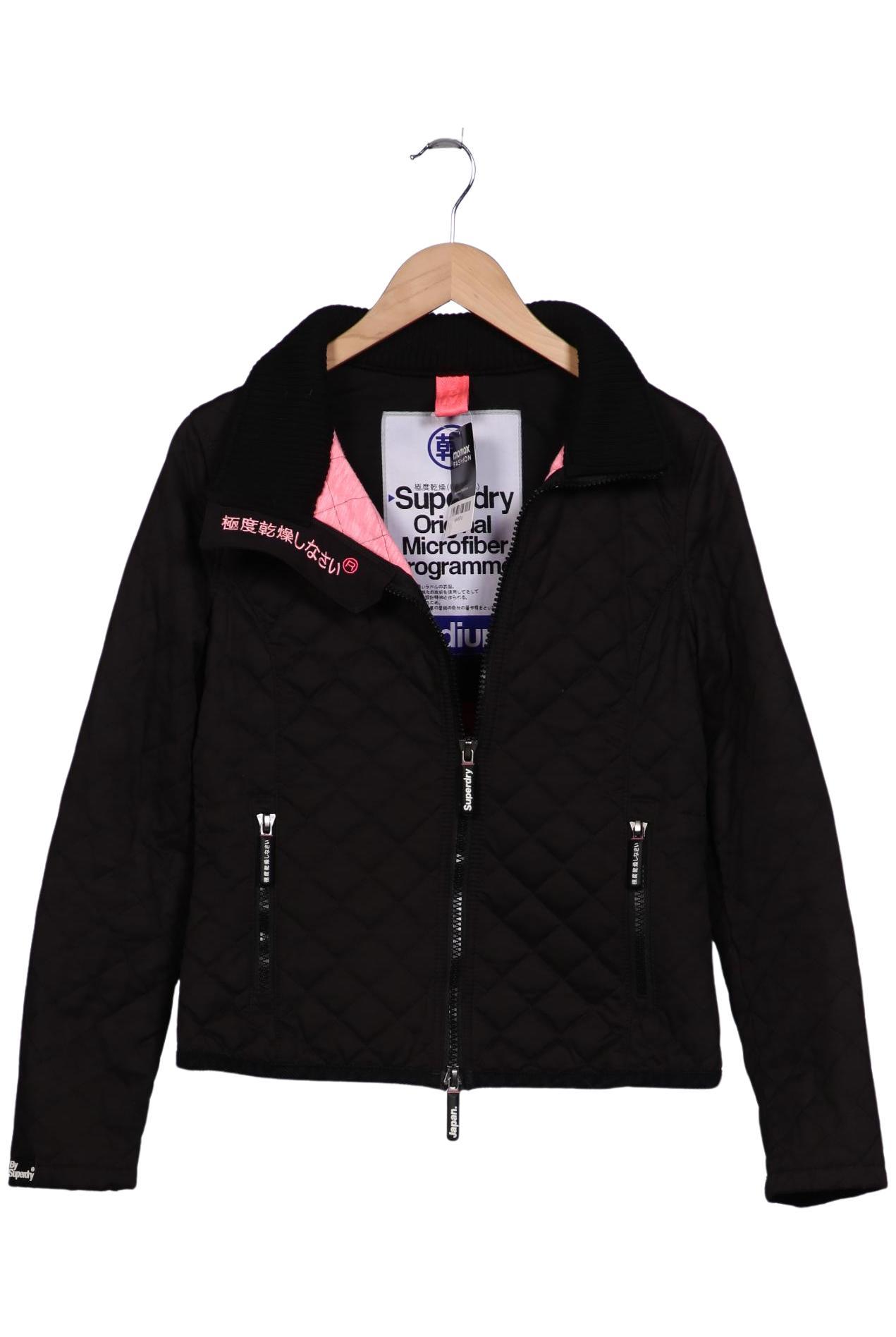 

Superdry Damen Jacke, schwarz, Gr. 38
