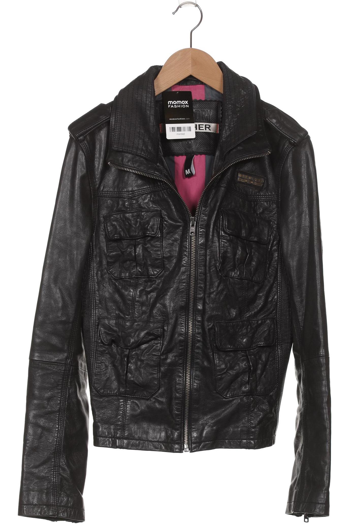 

Superdry Damen Jacke, schwarz, Gr. 38