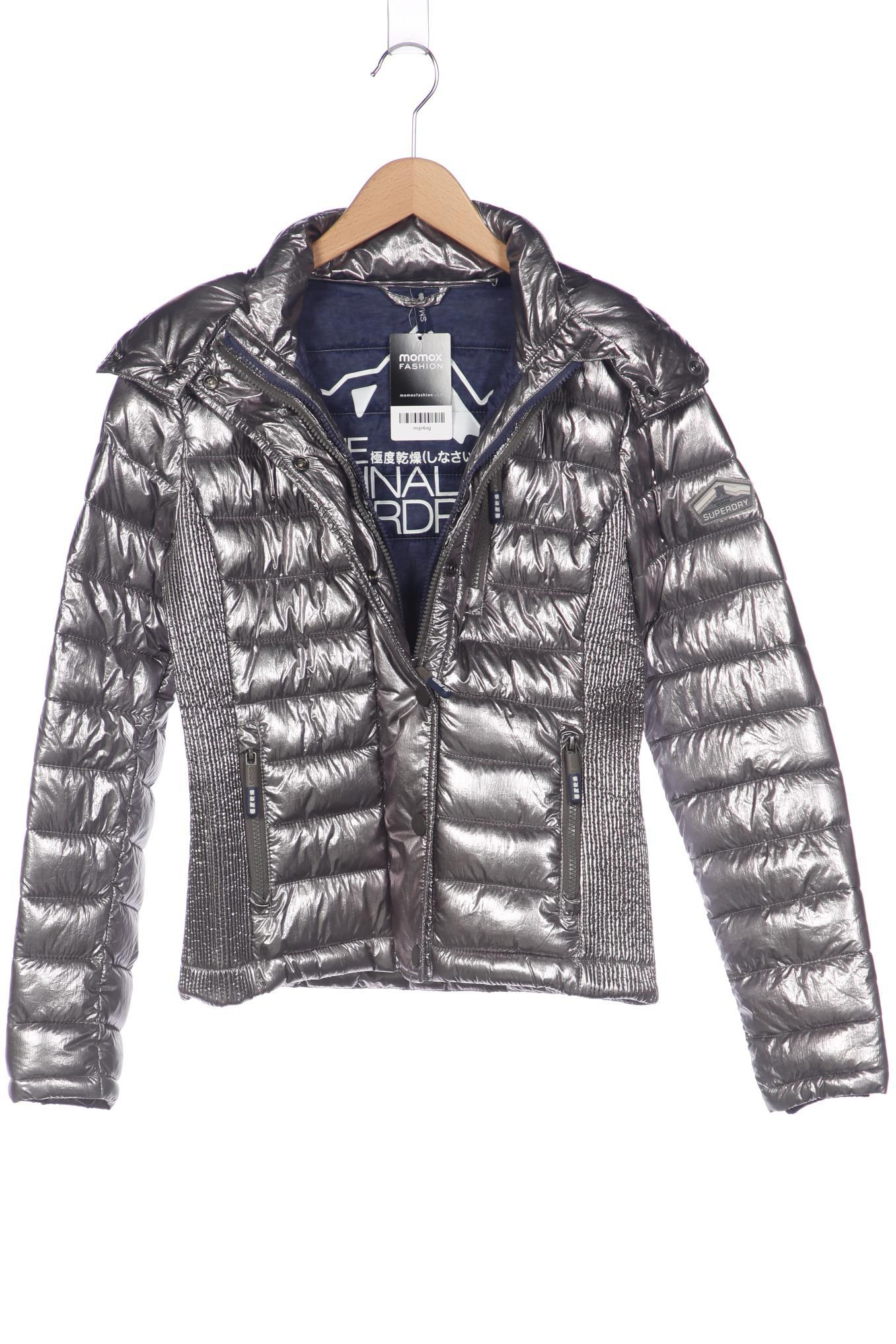 

Superdry Damen Jacke, silber, Gr. 38