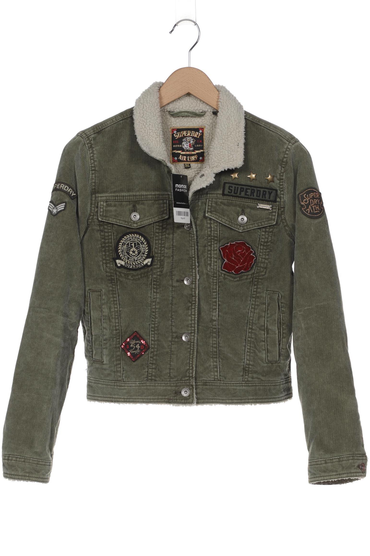

Superdry Damen Jacke, grün, Gr. 38