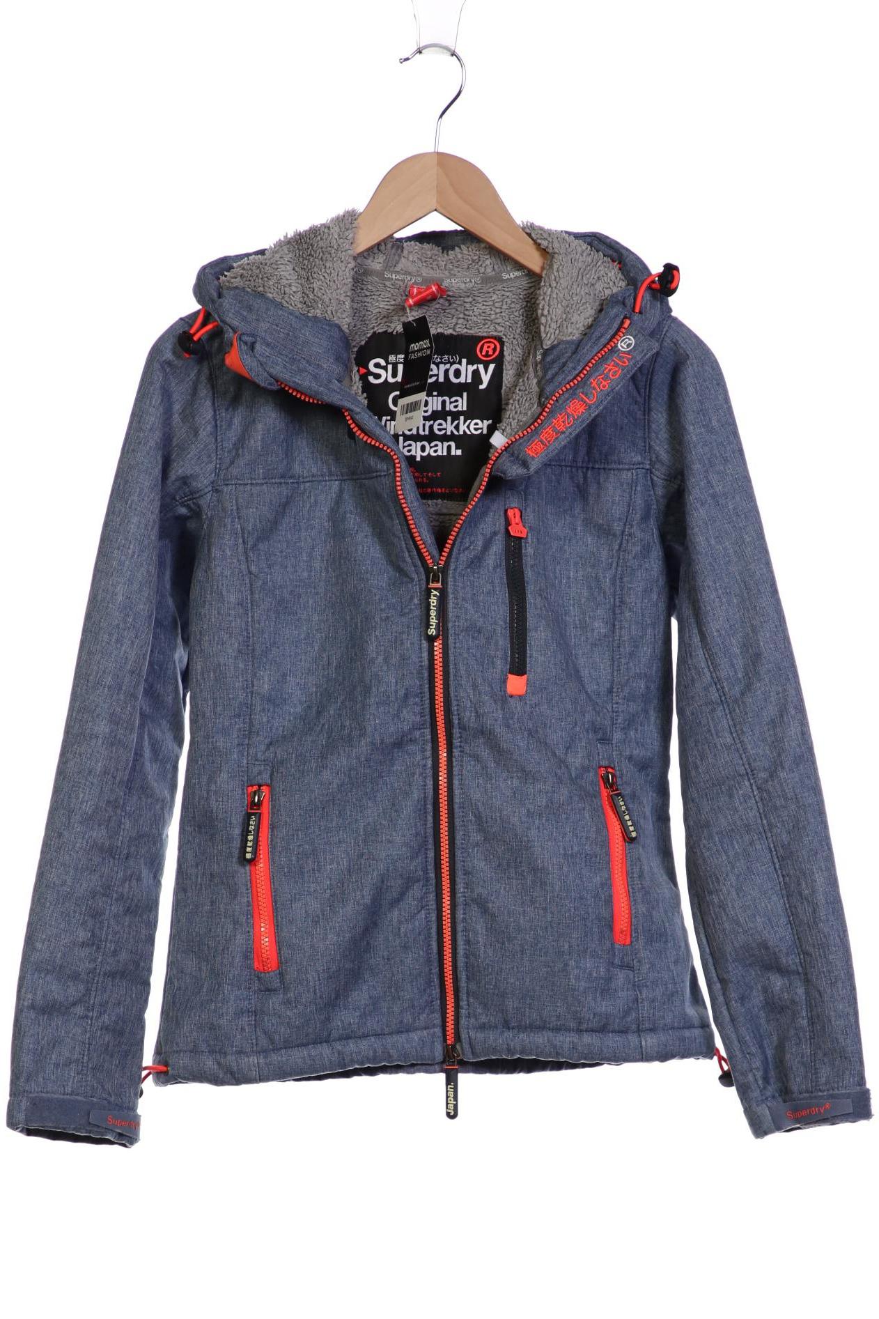 

Superdry Damen Jacke, blau, Gr. 38