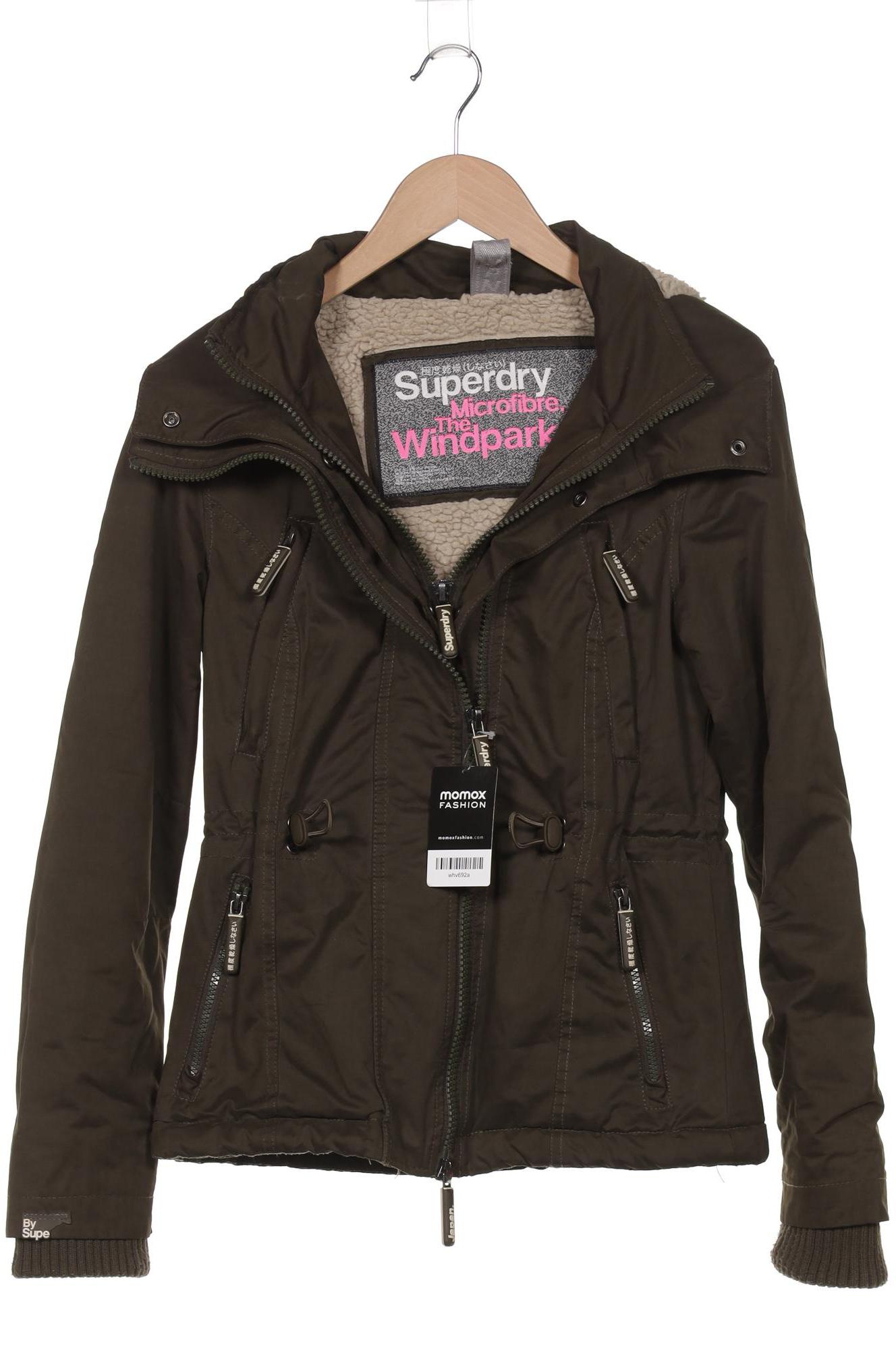 

Superdry Damen Jacke, grün, Gr. 36