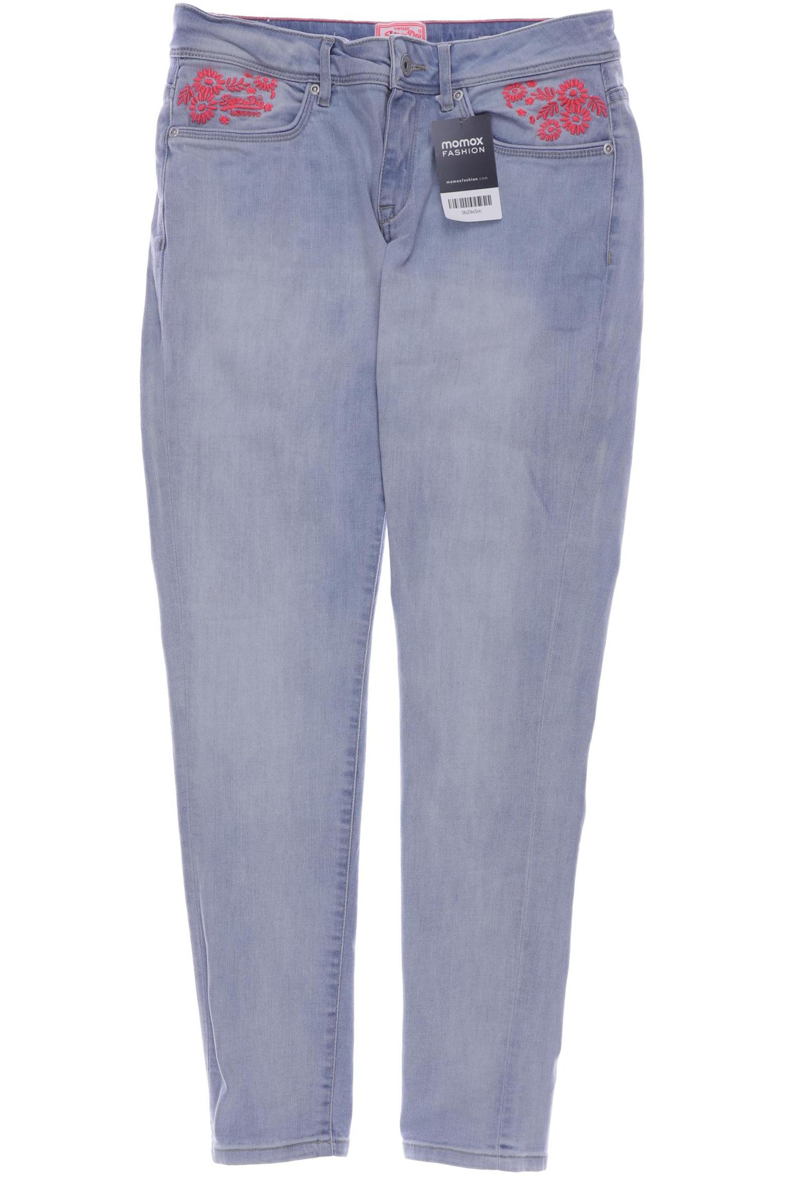 

Superdry Damen Jeans, hellblau