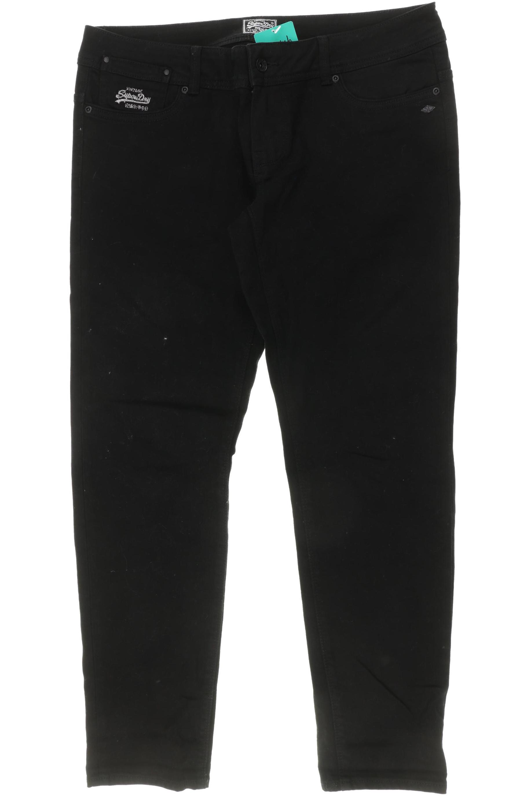 

Superdry Damen Jeans, schwarz, Gr. 32