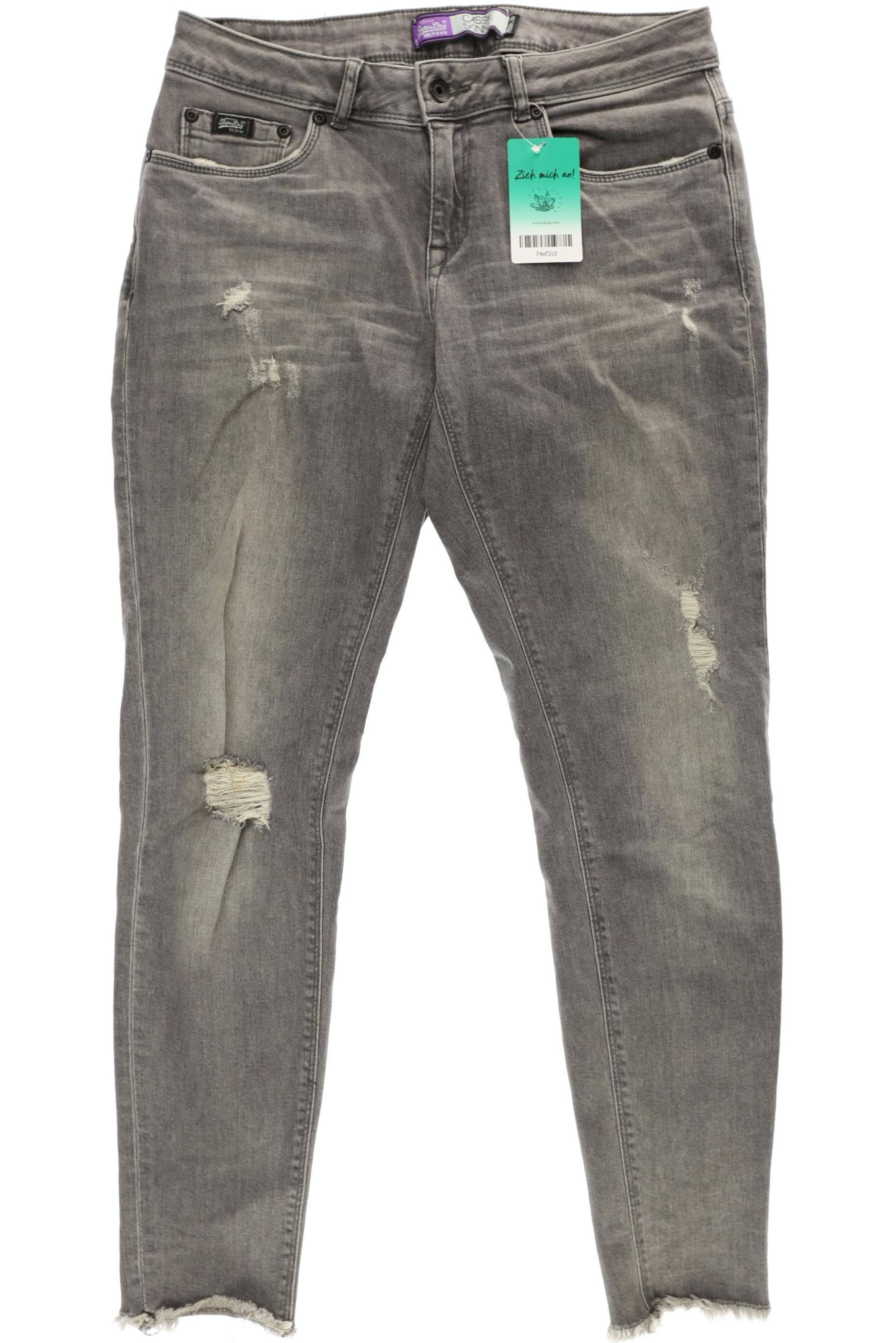 

Superdry Damen Jeans, grau, Gr. 28