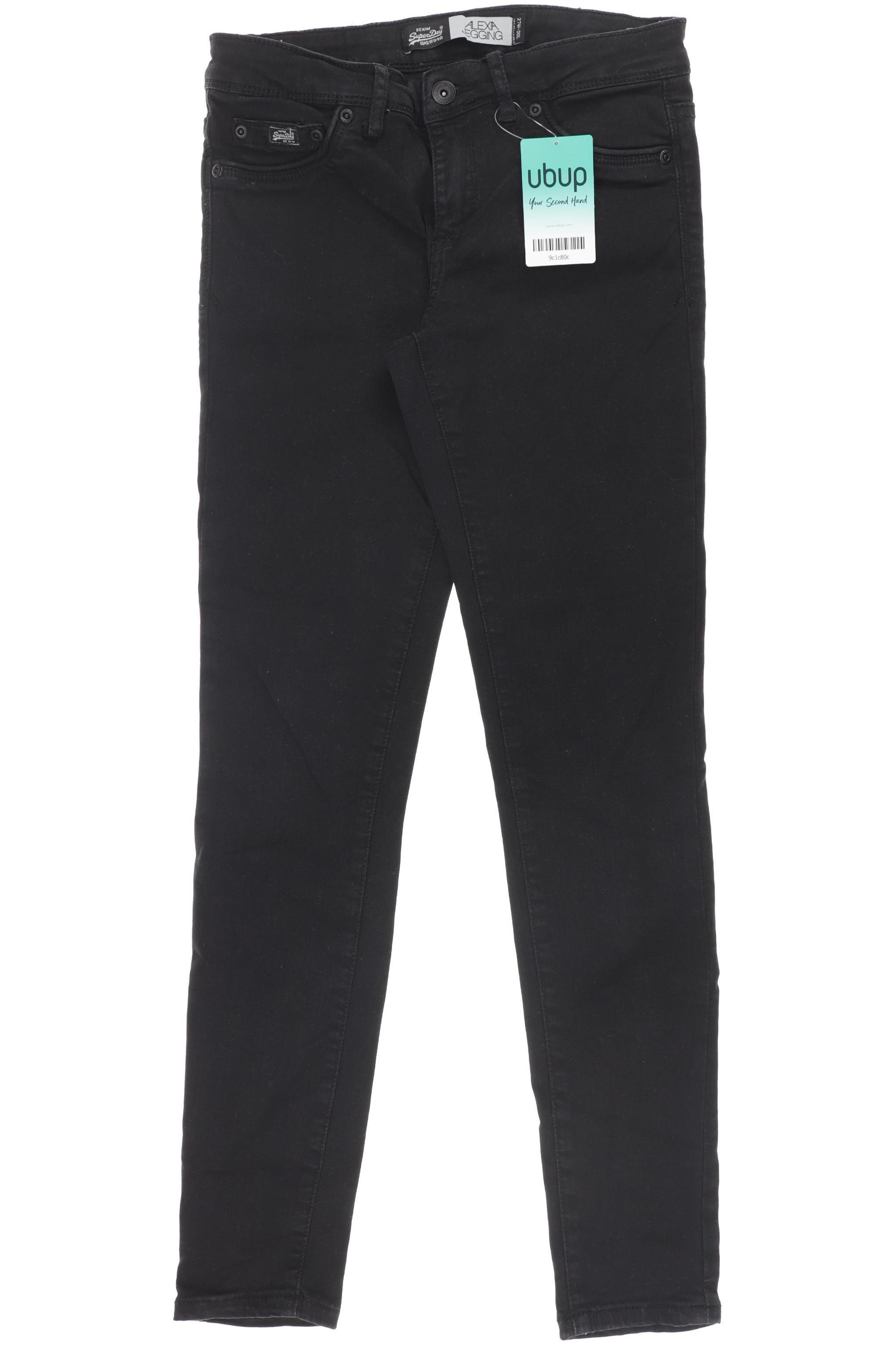 

Superdry Damen Jeans, schwarz, Gr. 27
