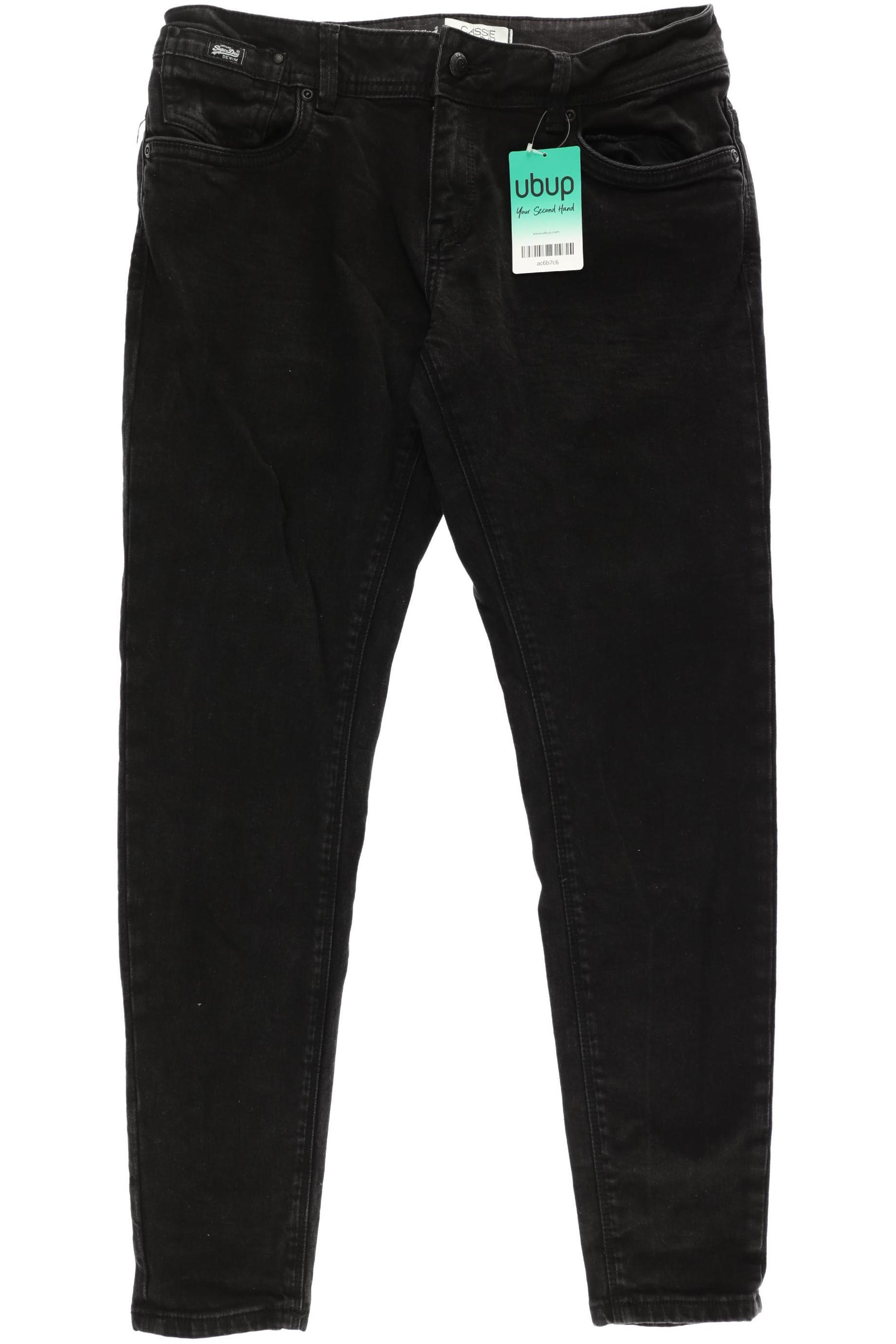 

Superdry Damen Jeans, schwarz, Gr. 30