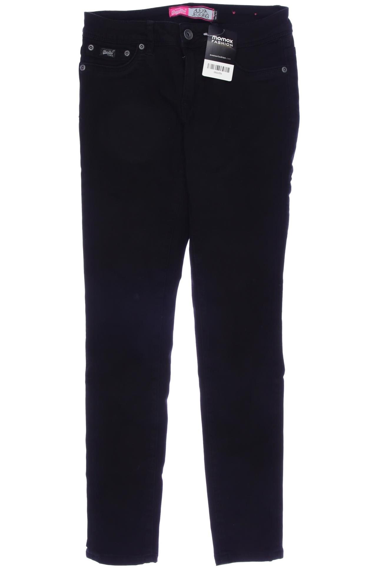 

Superdry Damen Jeans, schwarz, Gr. 27