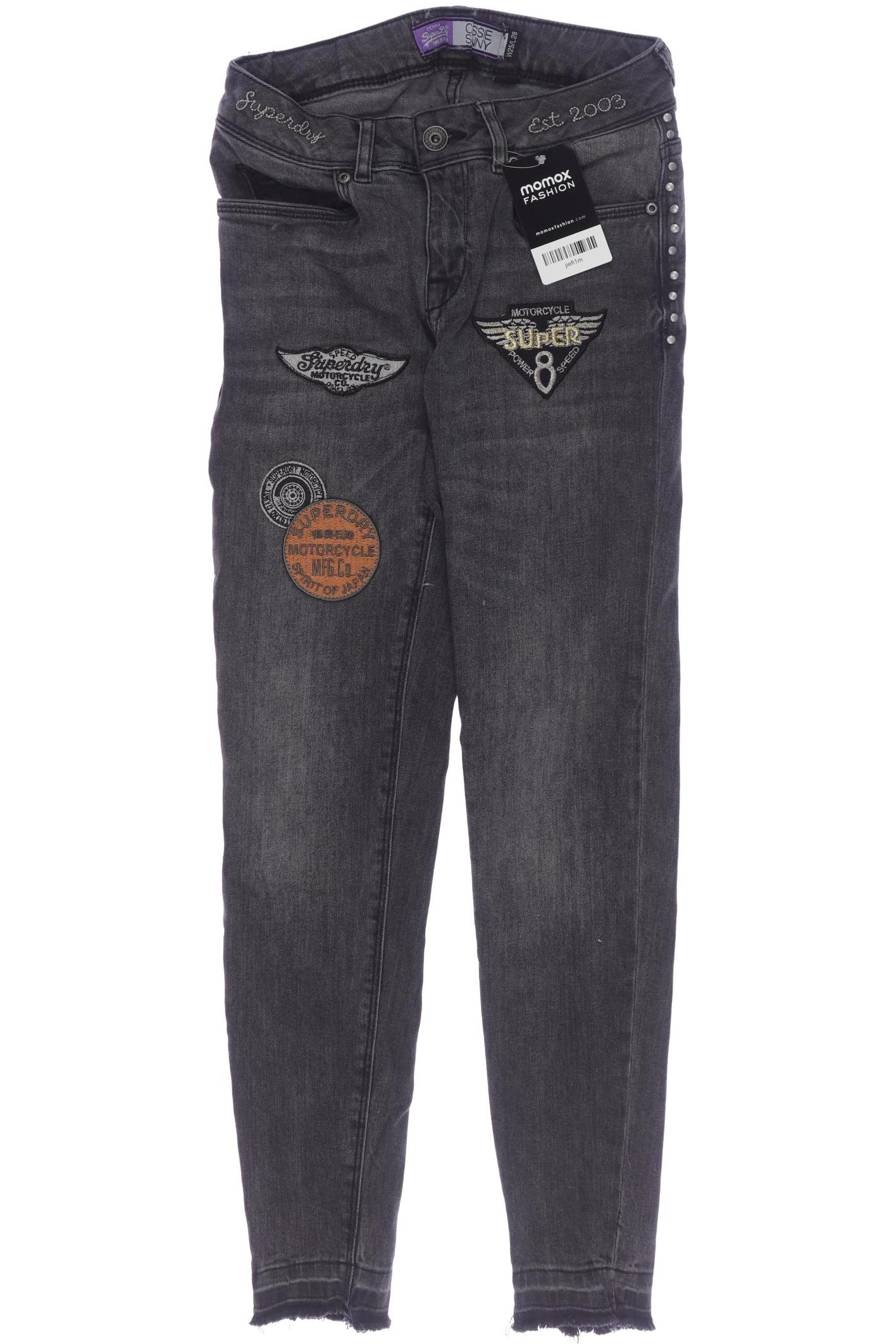 

Superdry Damen Jeans, grau, Gr. 25