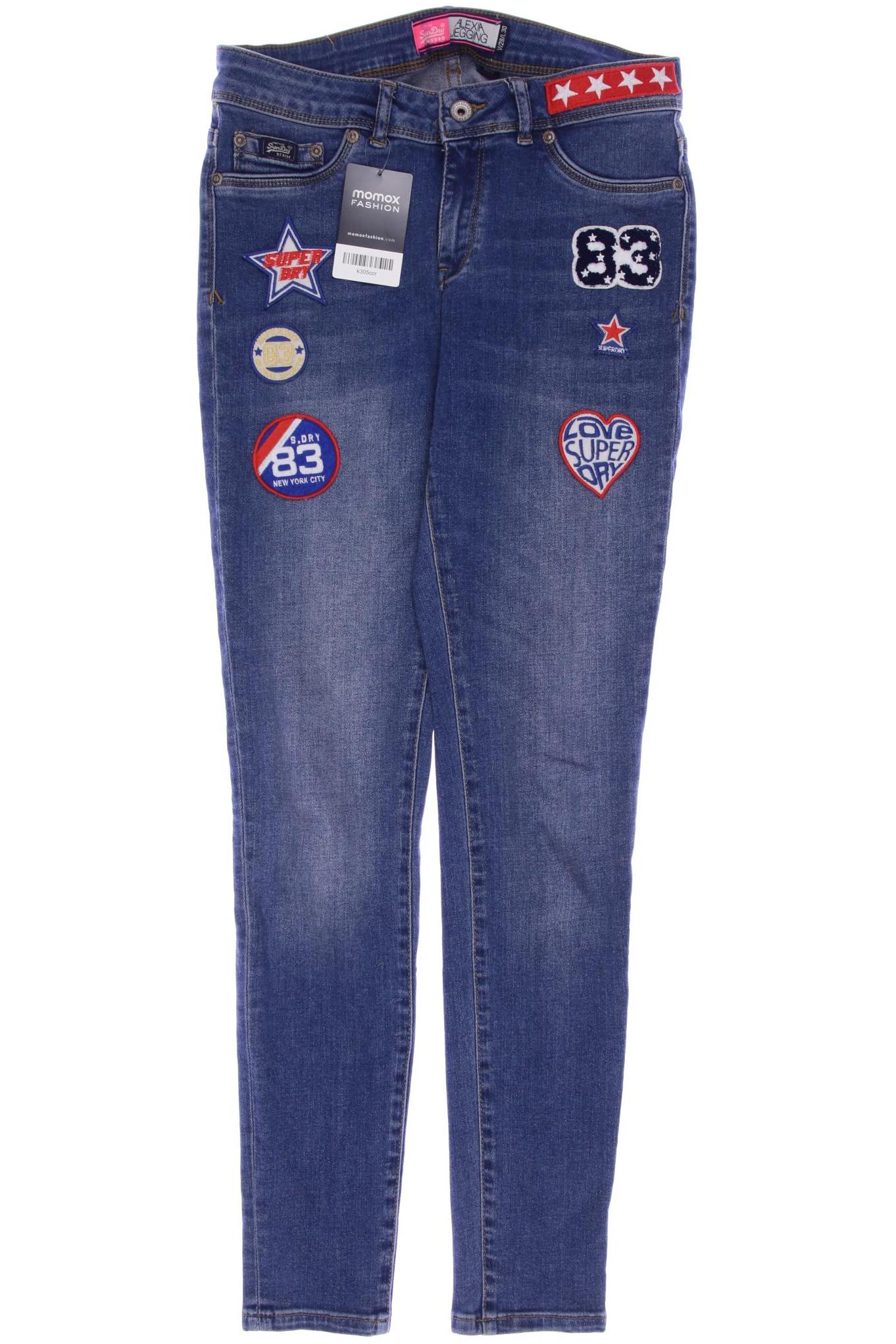 

Superdry Damen Jeans, blau