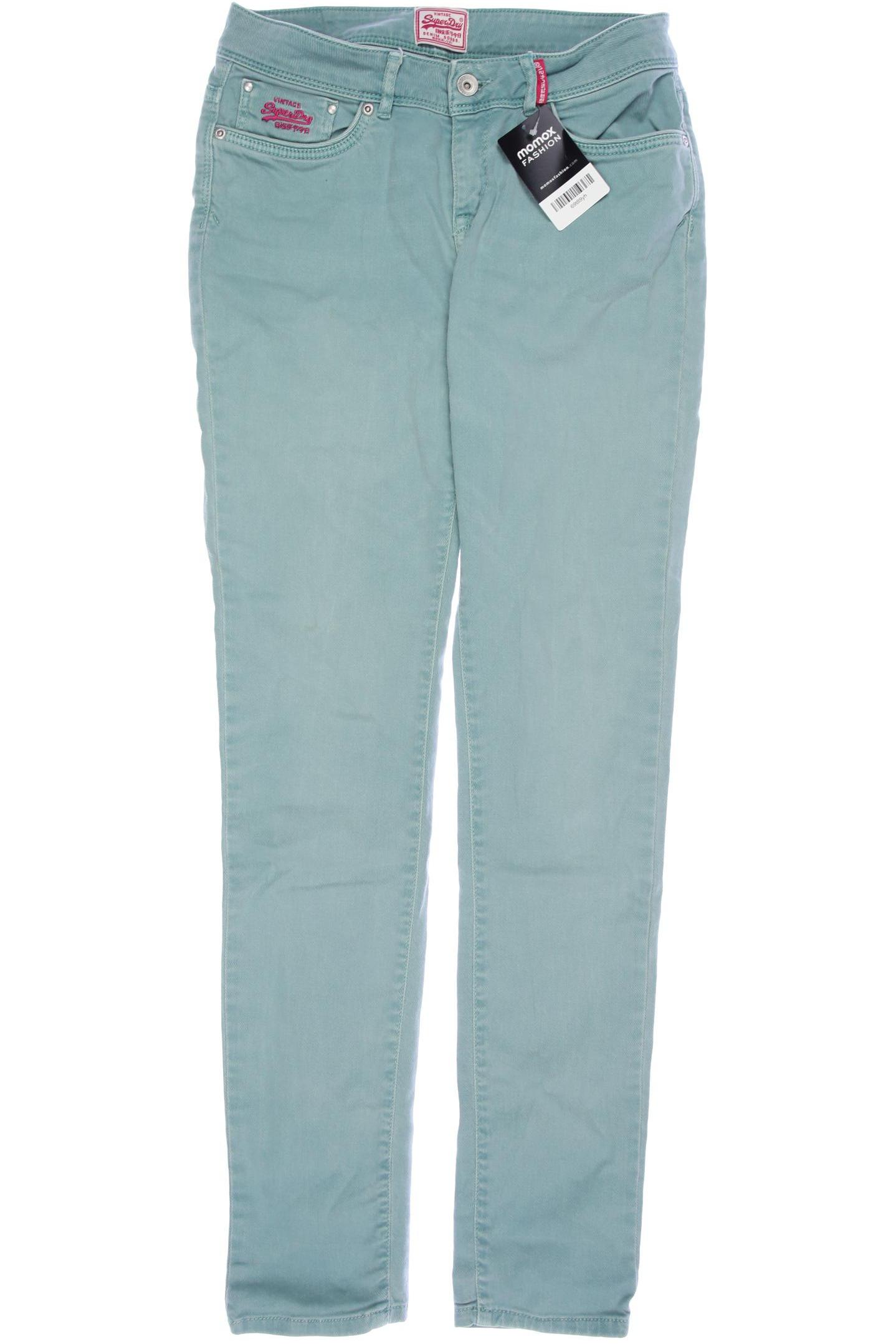 

Superdry Damen Jeans, türkis, Gr. 28