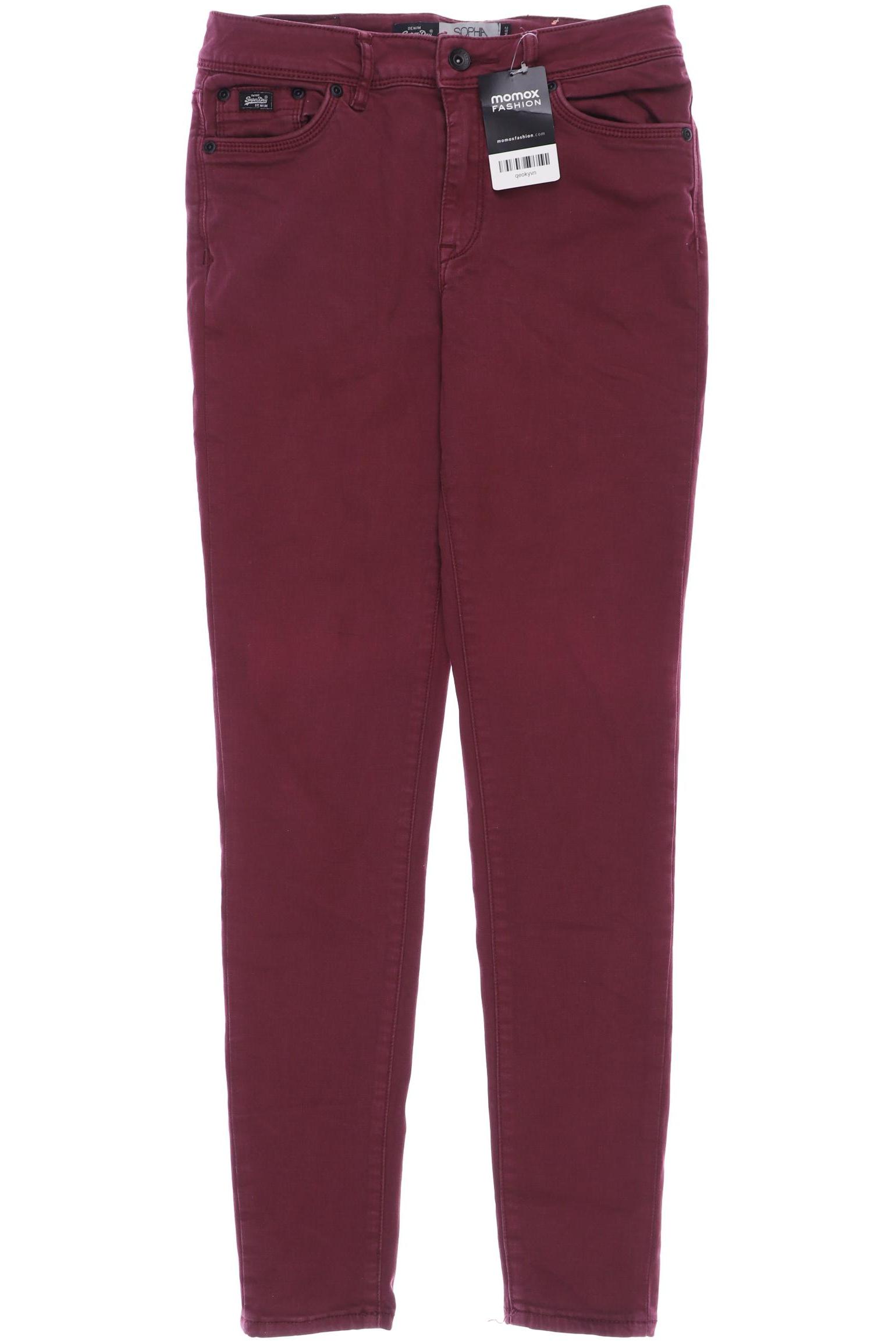 

Superdry Damen Jeans, bordeaux