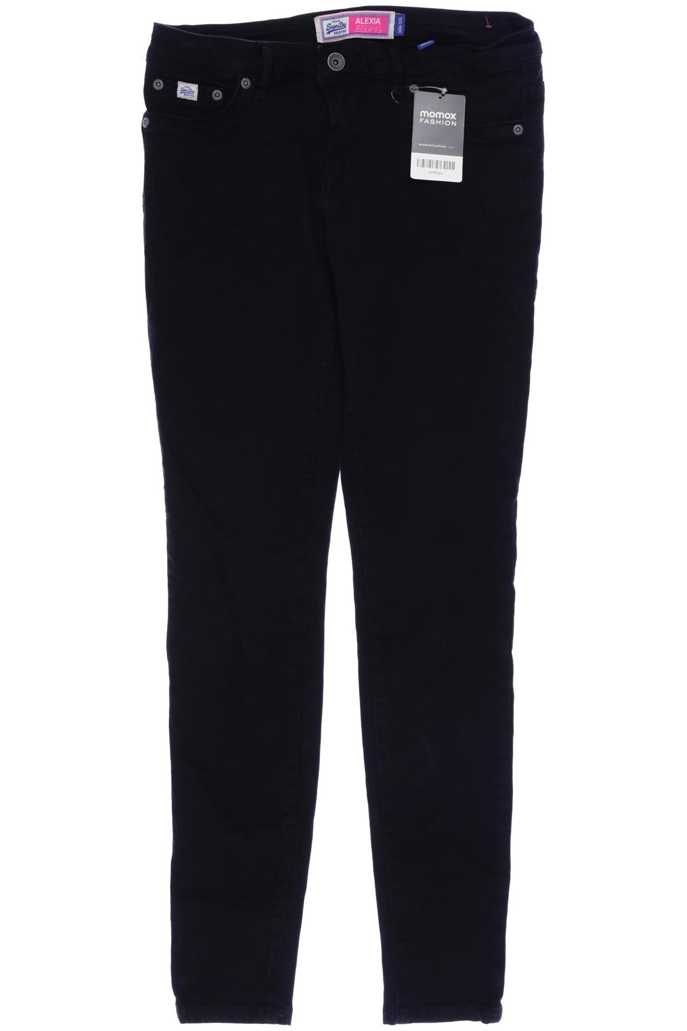 

Superdry Damen Jeans, schwarz, Gr. 30