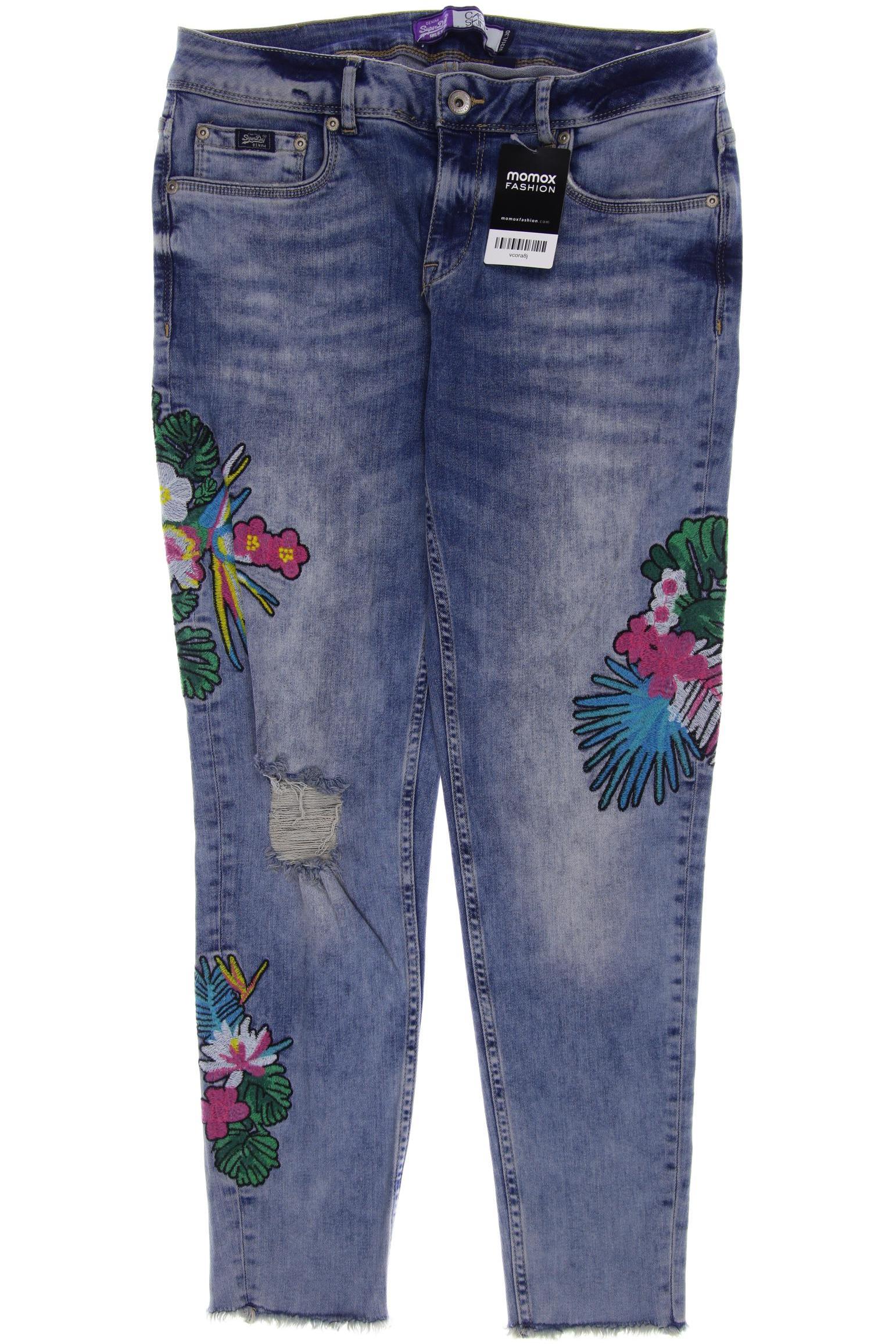 

Superdry Damen Jeans, hellblau, Gr. 8