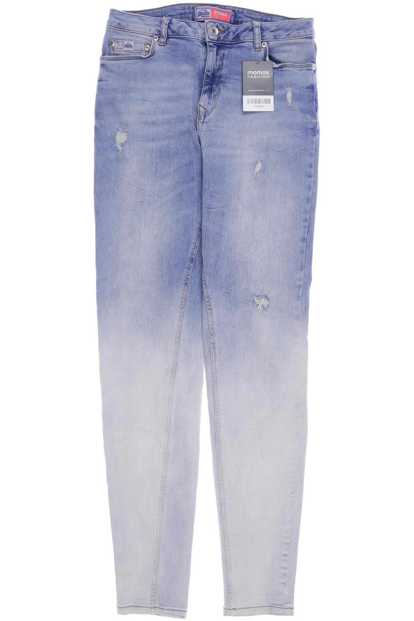 

Superdry Damen Jeans, hellblau