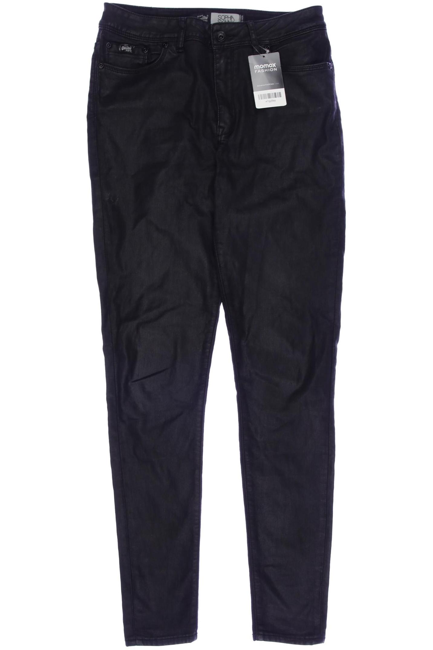 

Superdry Damen Jeans, schwarz, Gr. 30