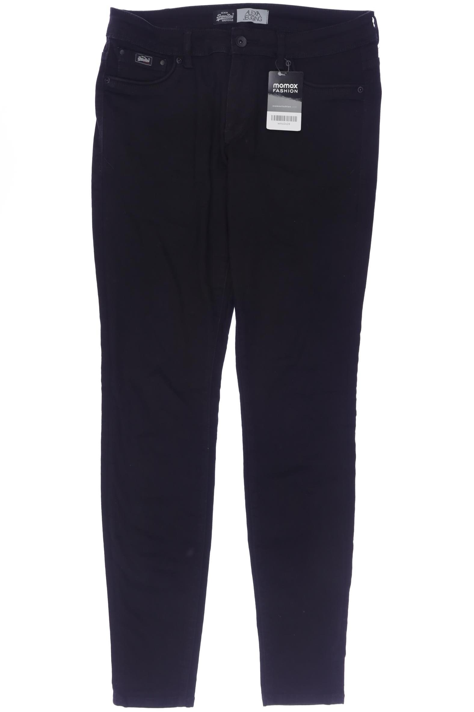 

Superdry Damen Jeans, schwarz, Gr. 32