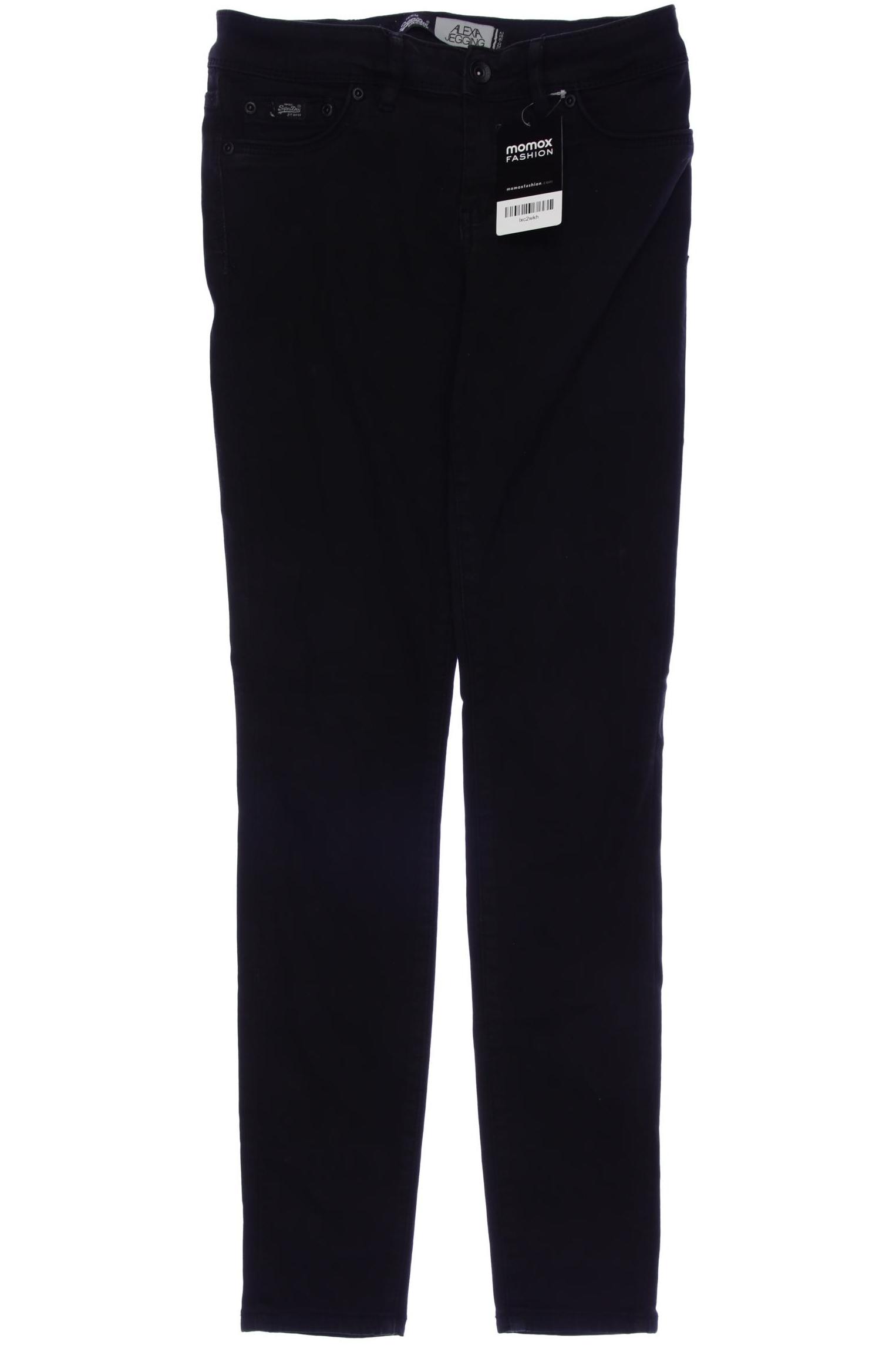 

Superdry Damen Jeans, schwarz, Gr. 28
