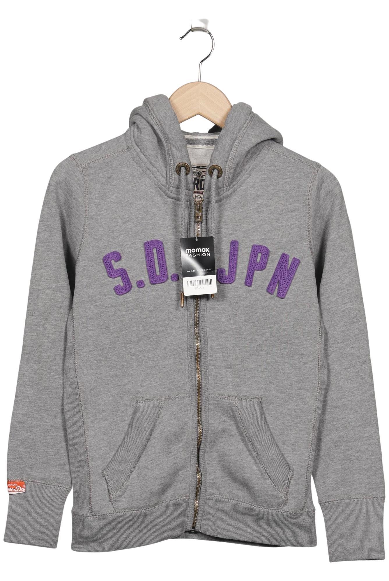 

Superdry Damen Kapuzenpullover, grau, Gr. 36