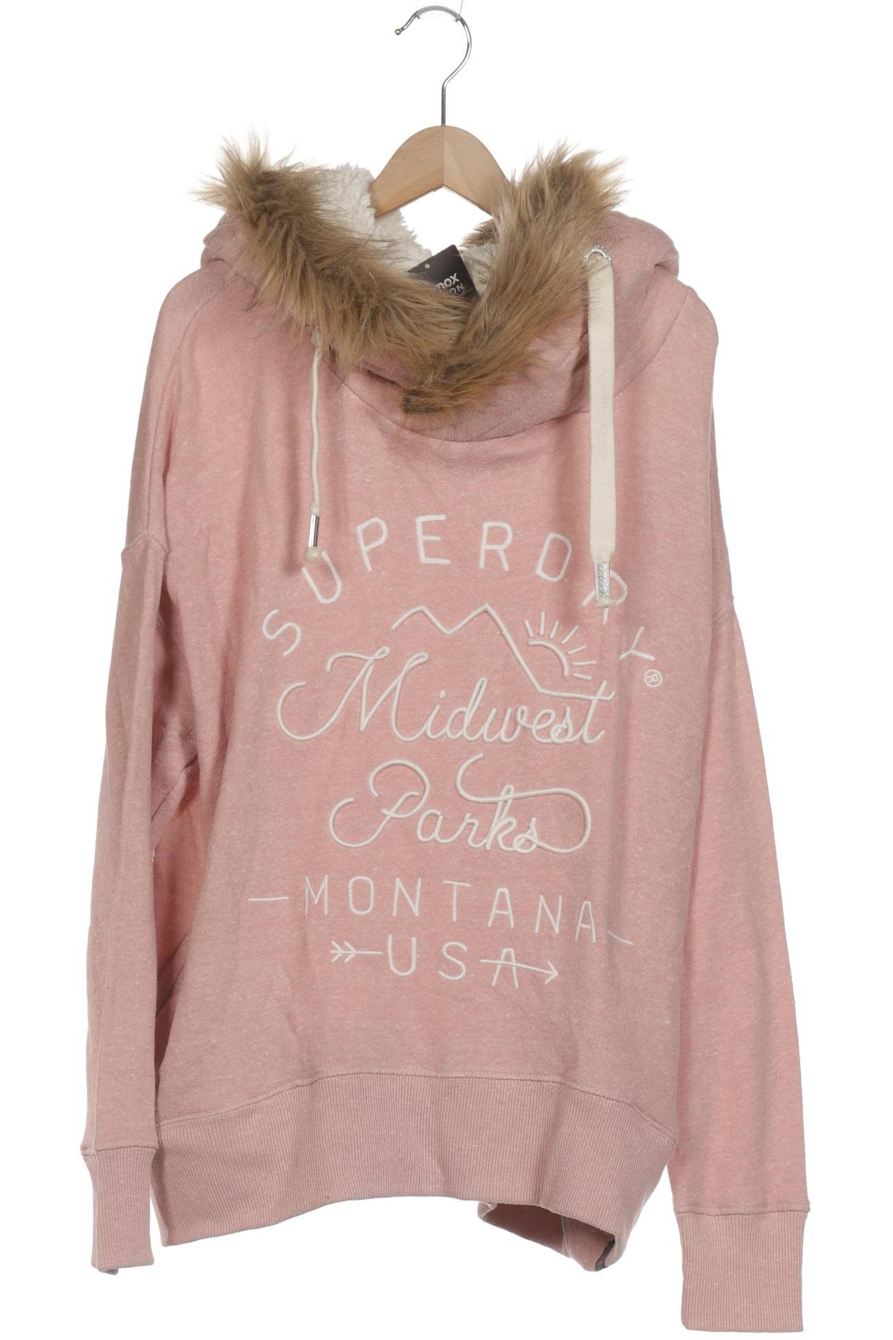 

Superdry Damen Kapuzenpullover, pink, Gr. 42